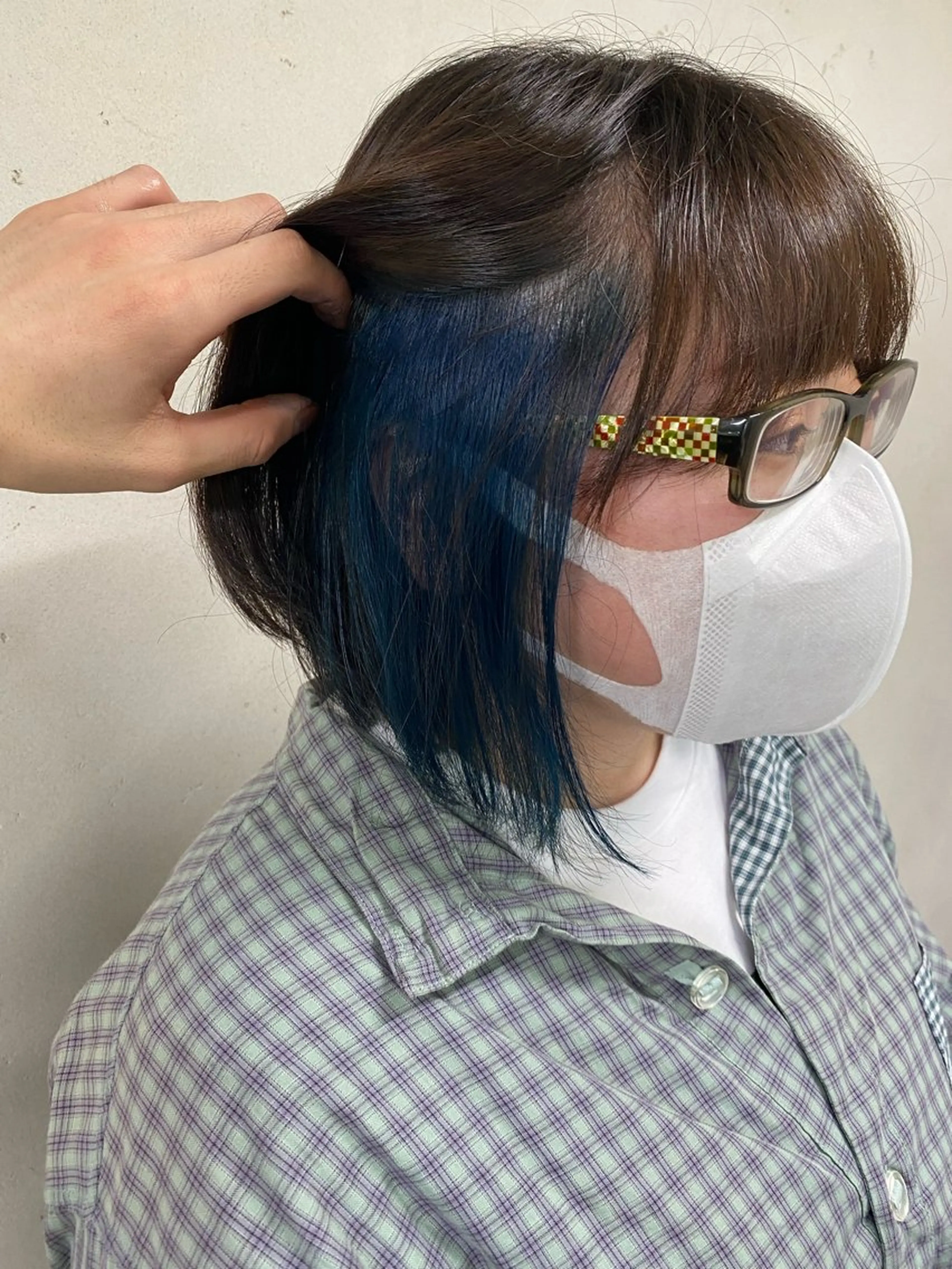 ショート カラー 中目黒ブリーチカラー ボブ橋本青輝のヘアスタイル