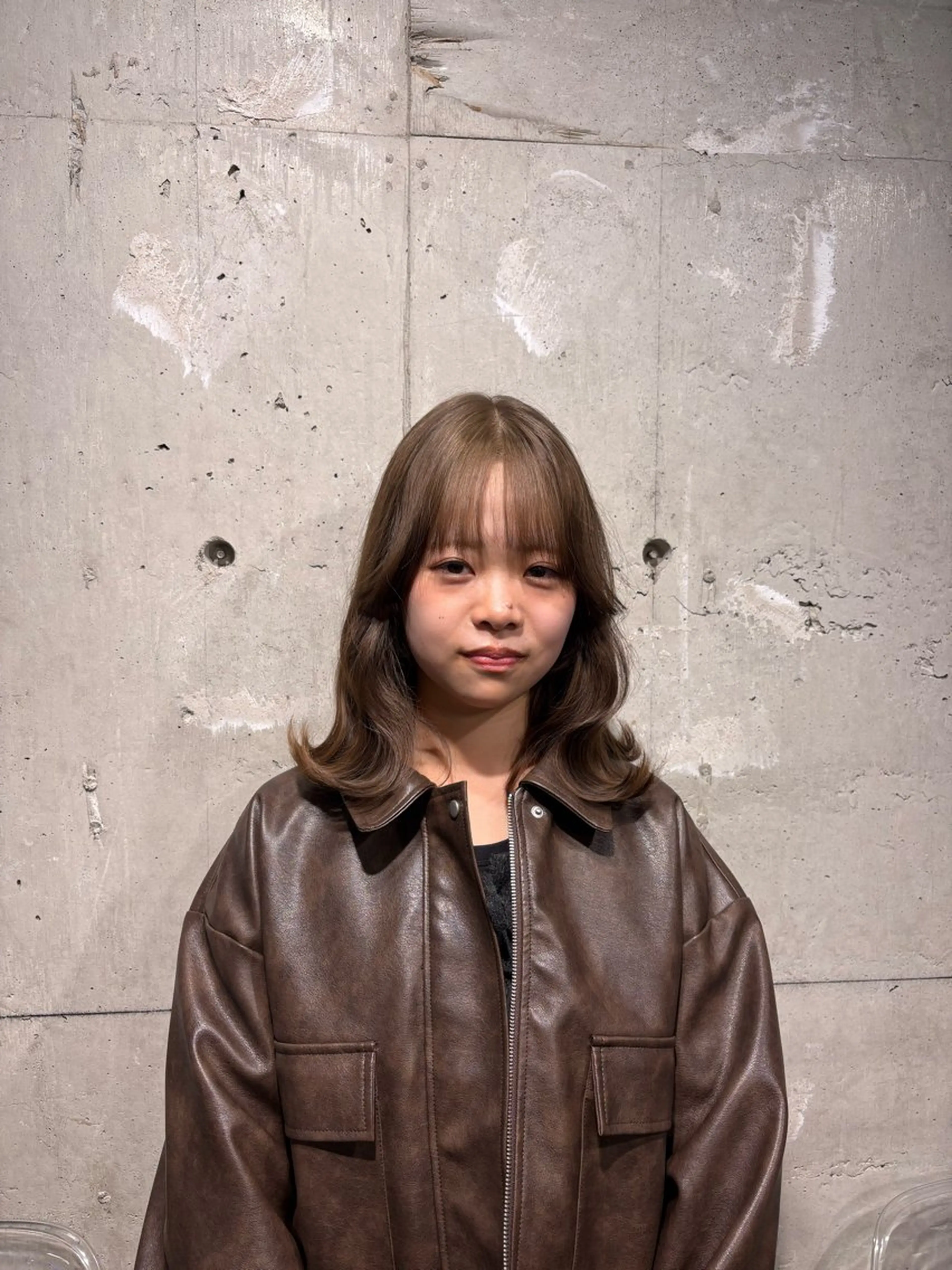 カラー ヘアカラー トリートメント 透明感ベージュ🤎 ナチュラルレイヤーのヘアスタイル