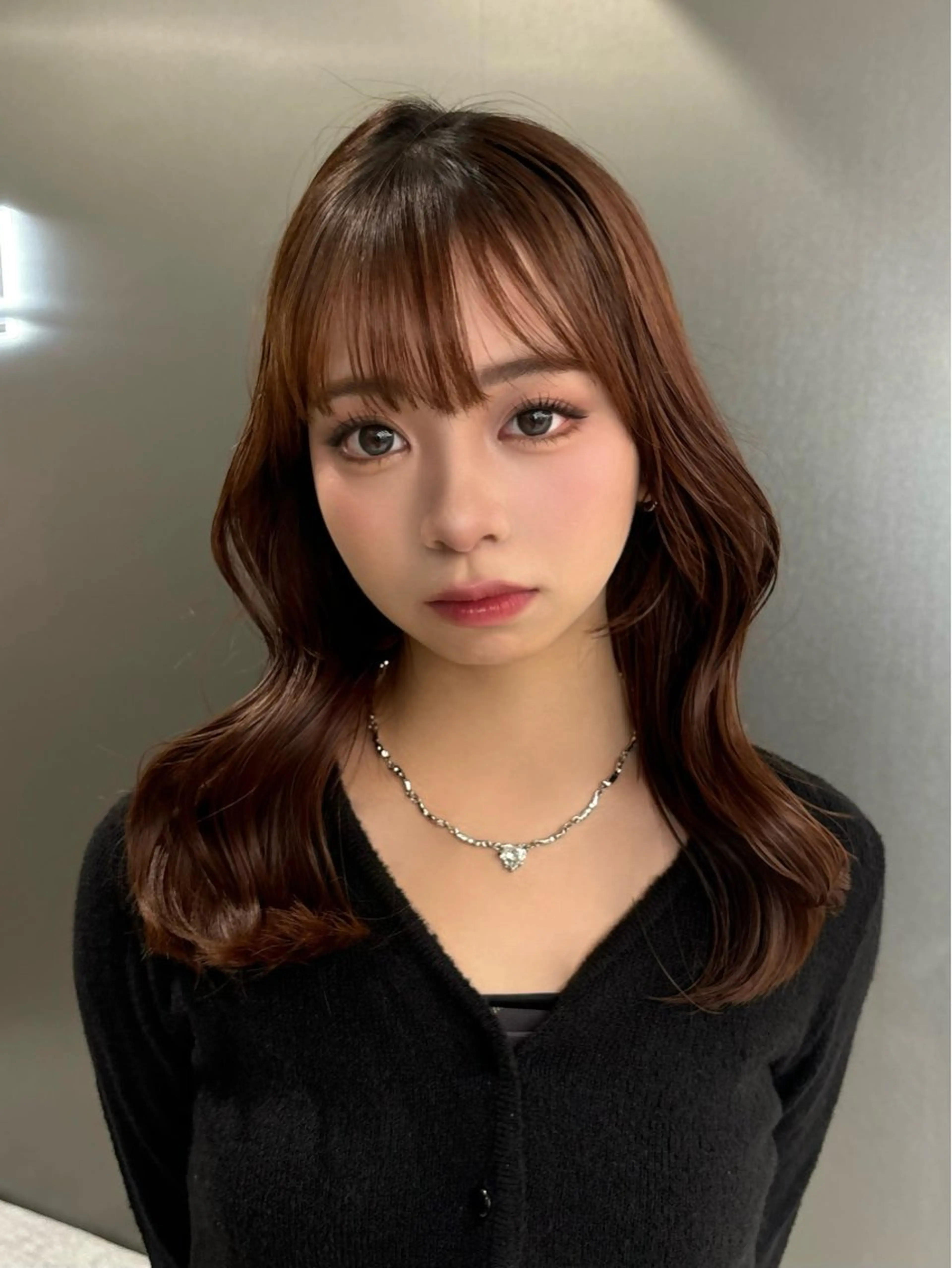 ミディアム 桑原 海夕のヘアスタイル