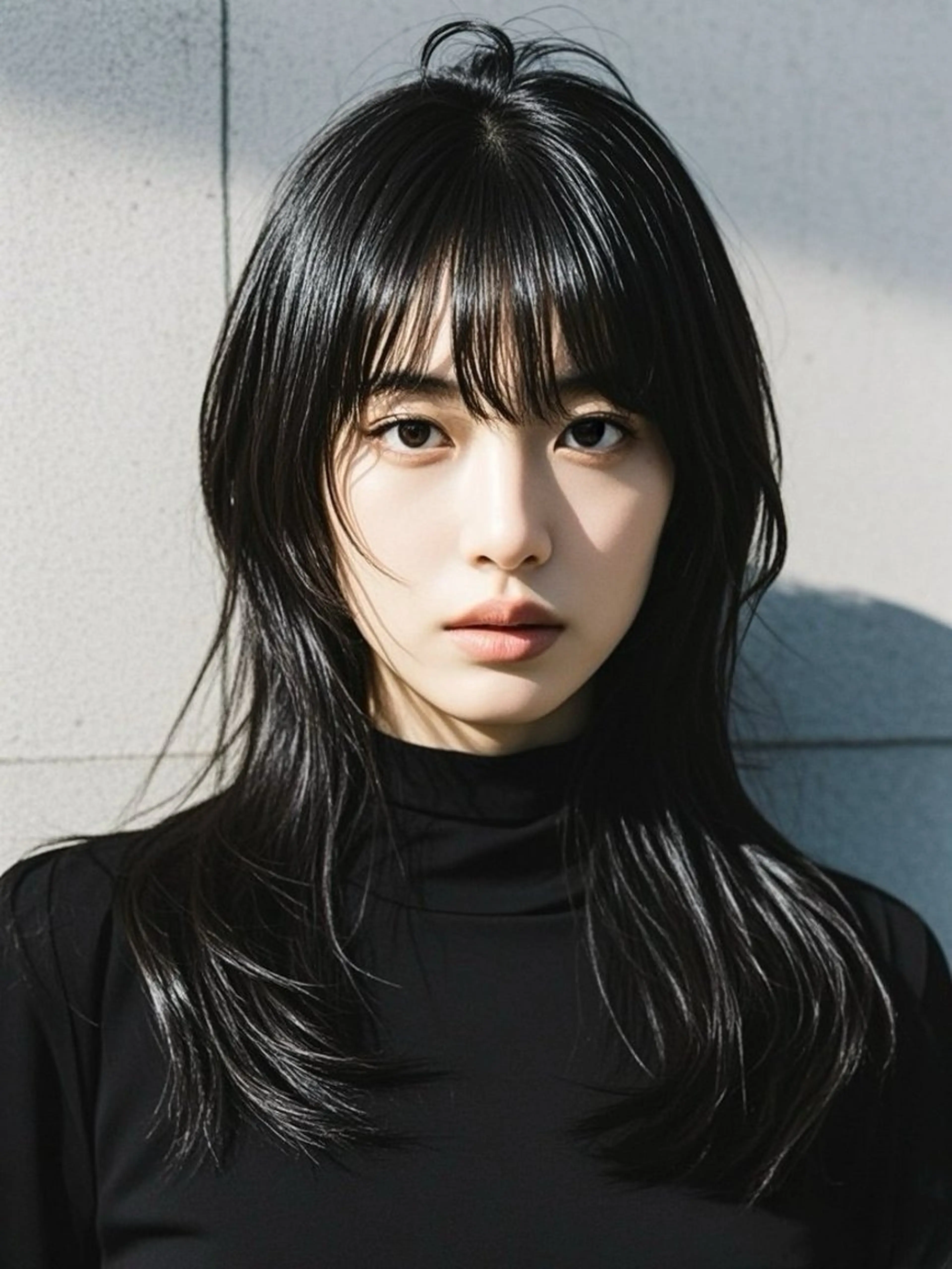 ロング ショートボブ アッシュ ボブ くびれヘア ハッシュカット カット ヘアカラー トリートメント ウルフカット 811 大阪梅田 ウルフのヘアスタイル