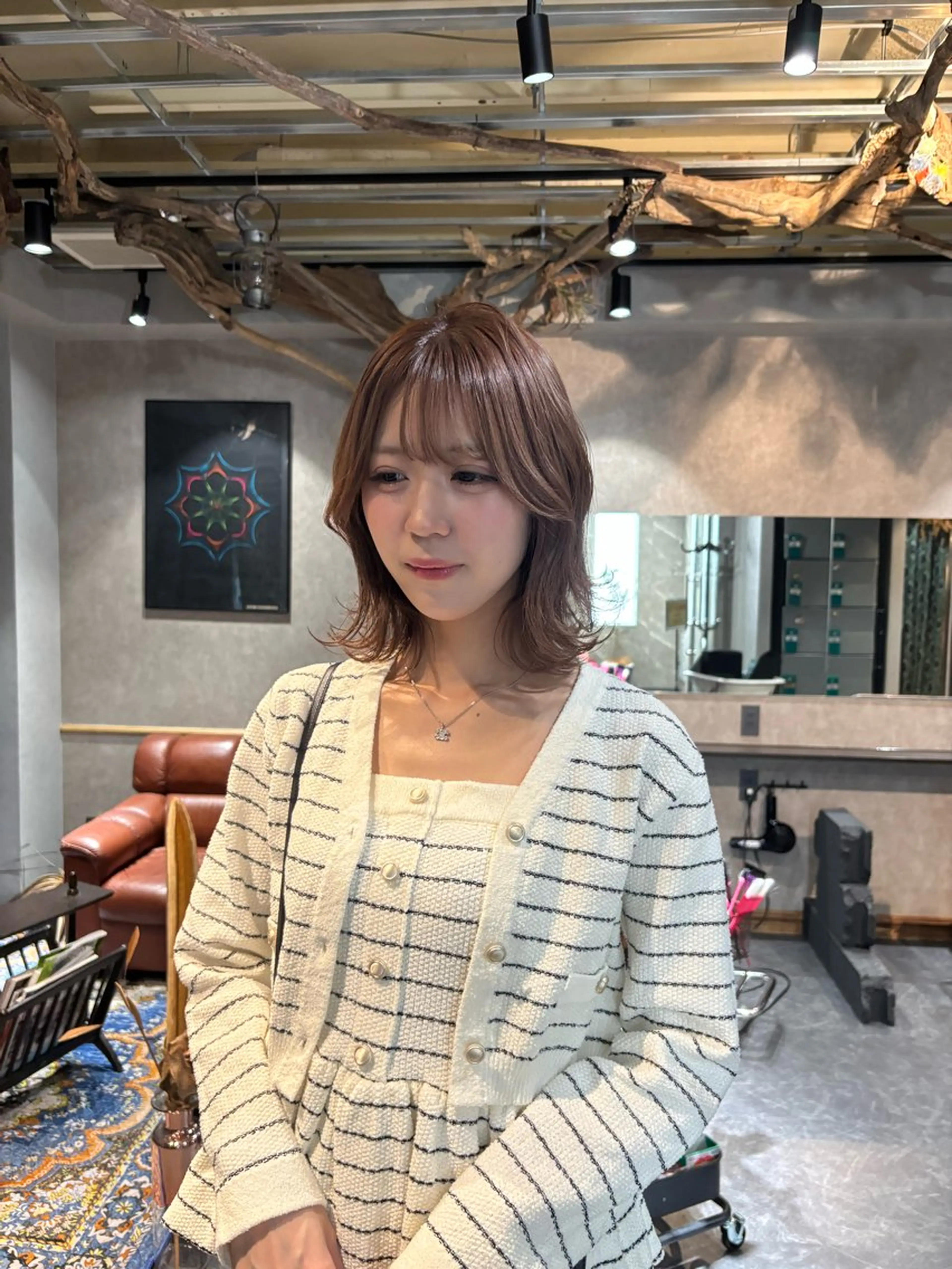 ミディアム カラー カット ヘアカラー トリートメント ravens代表 ヒロムのヘアスタイル