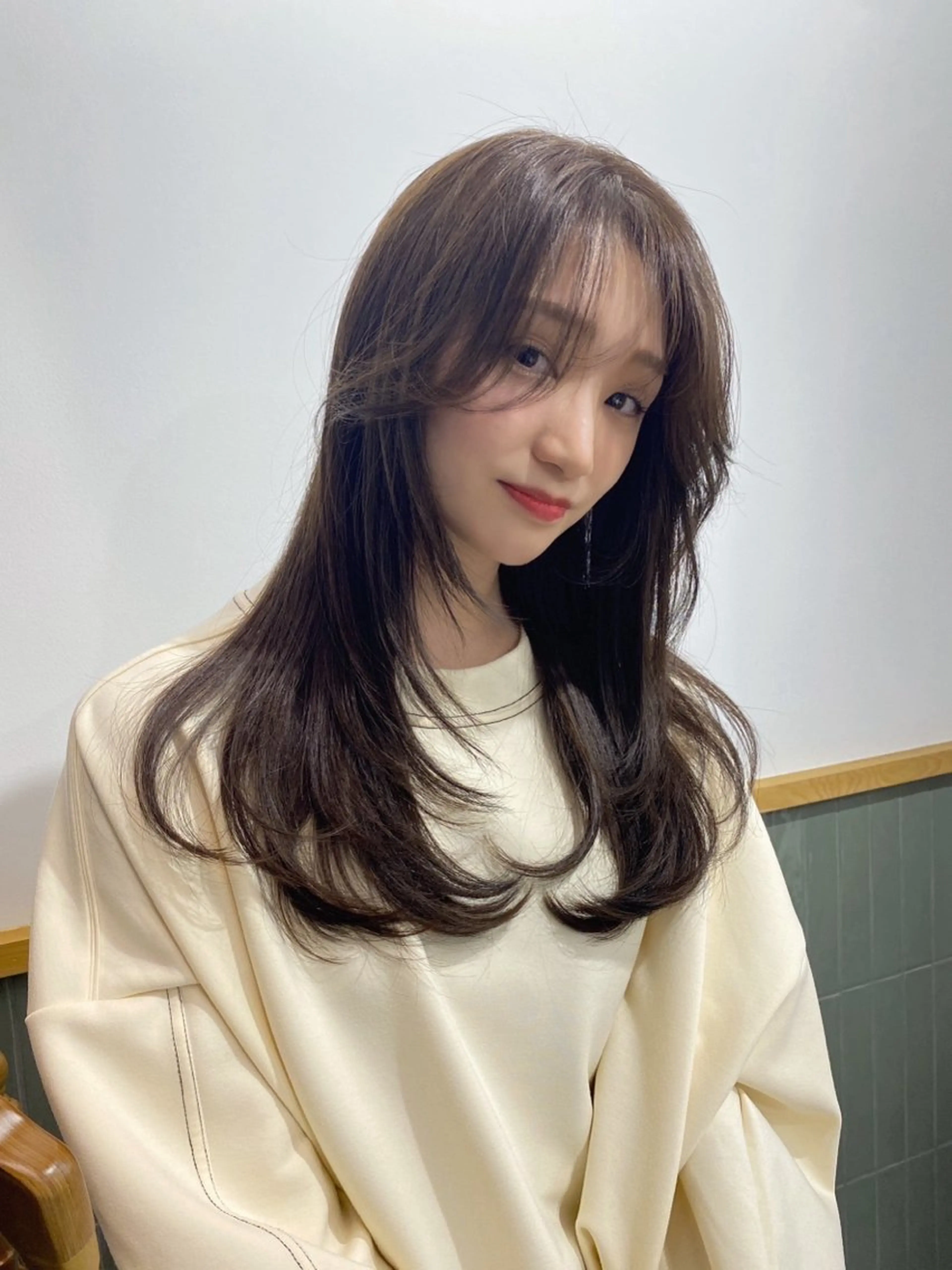 セミロング カラー カット ヘアカラー トリートメント 【代表】 たき〜のヘアスタイル