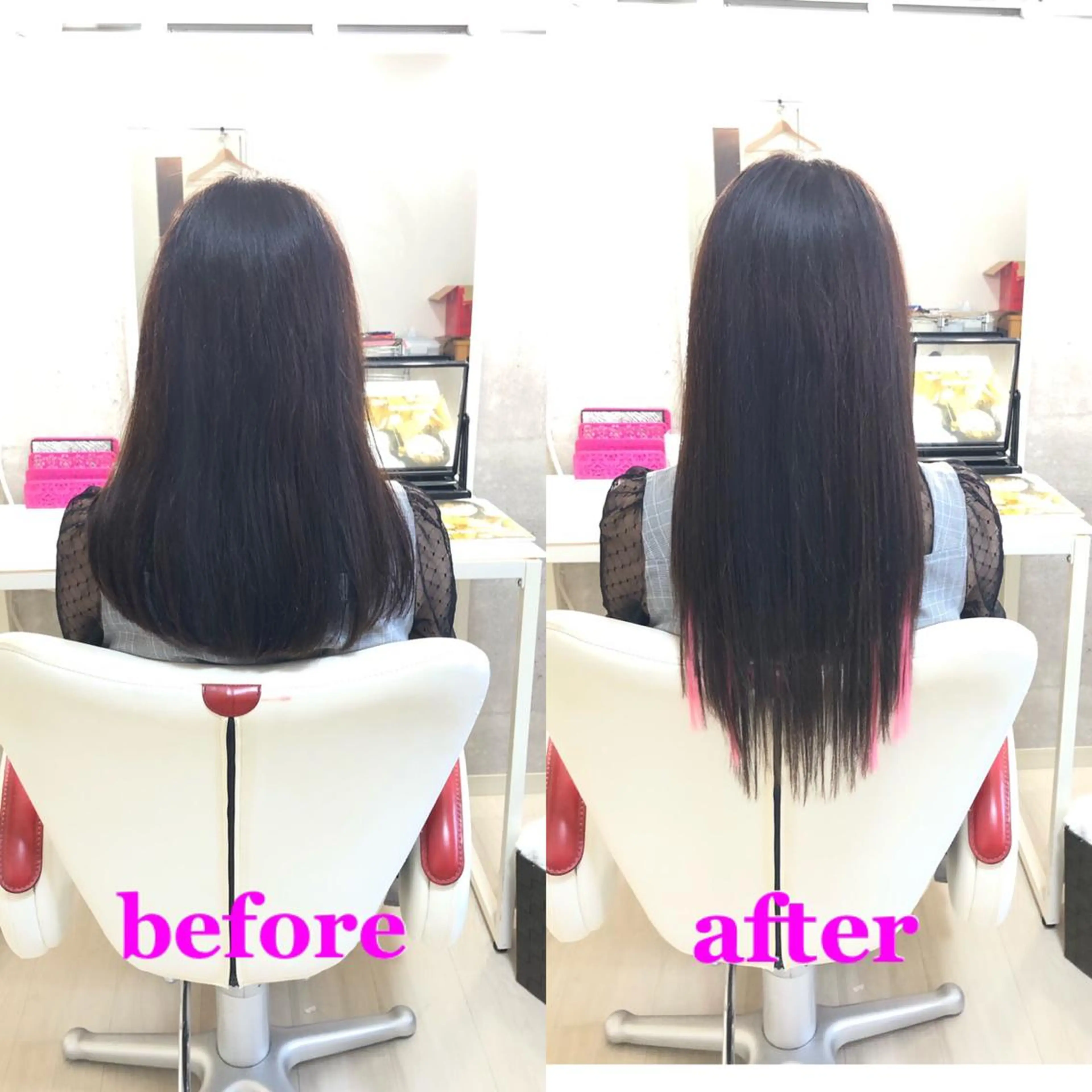 ロング エクステ 🌸ドレスアップ 心斎橋店🌸のヘアスタイル