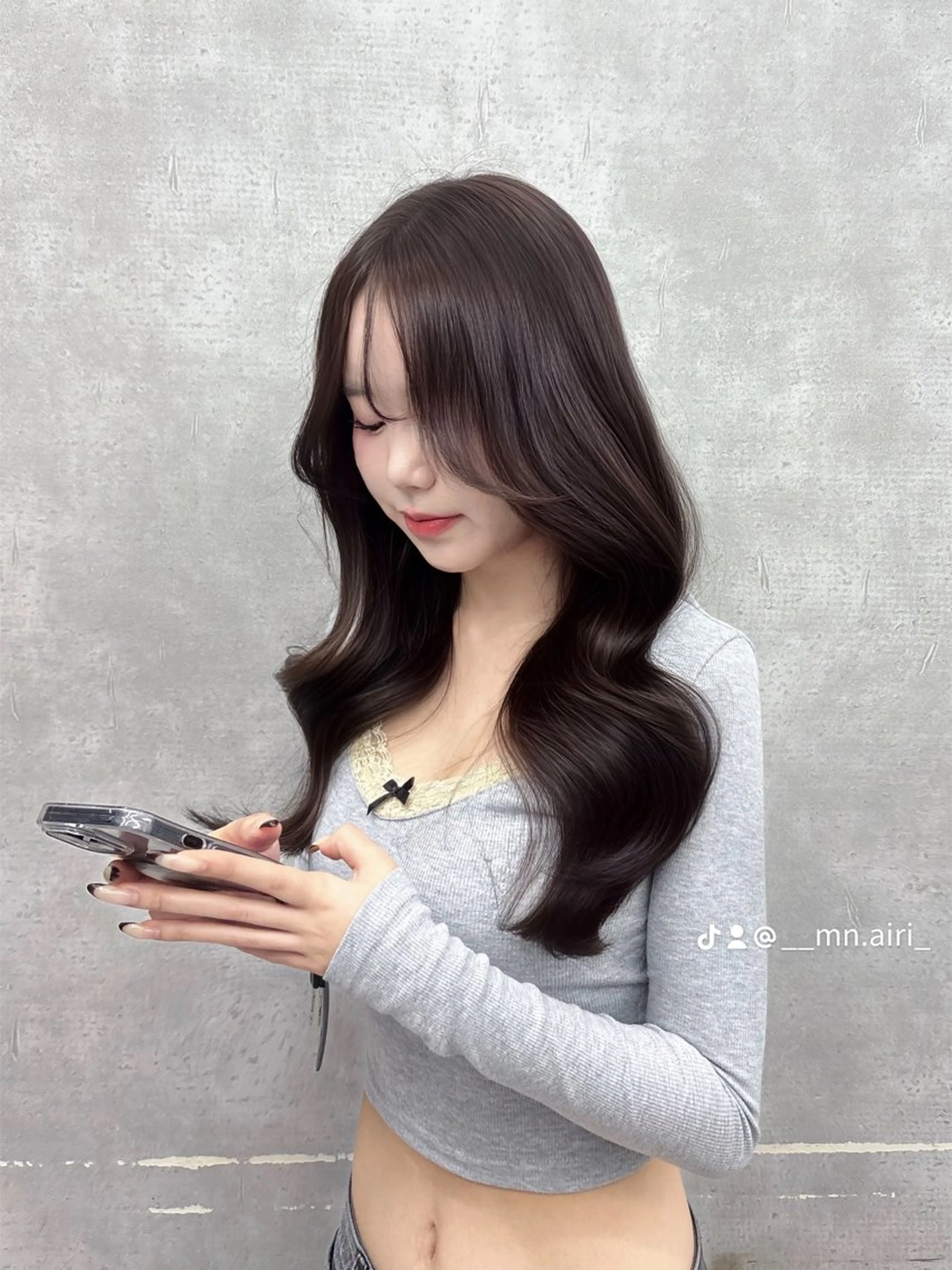 ロング カラー MAEUL NAGOYA所属・⛓ワンホンレイヤー 🥀🖤/あいりのヘアスタイル