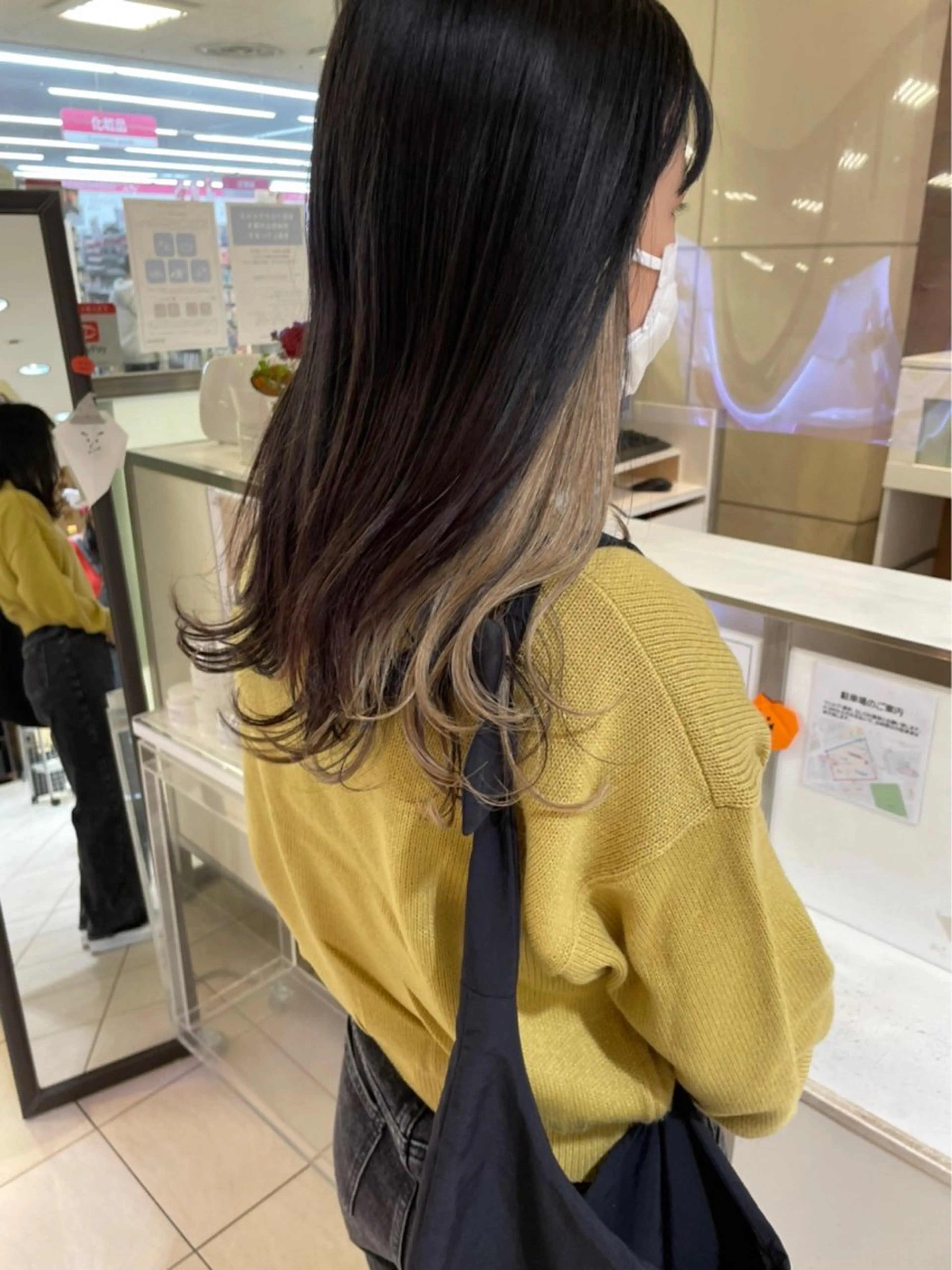 ロング カット ヘアカラー トリートメント 髪を綺麗に伸ばす人/ 艶髪✨️針田 綾音✨のヘアスタイル