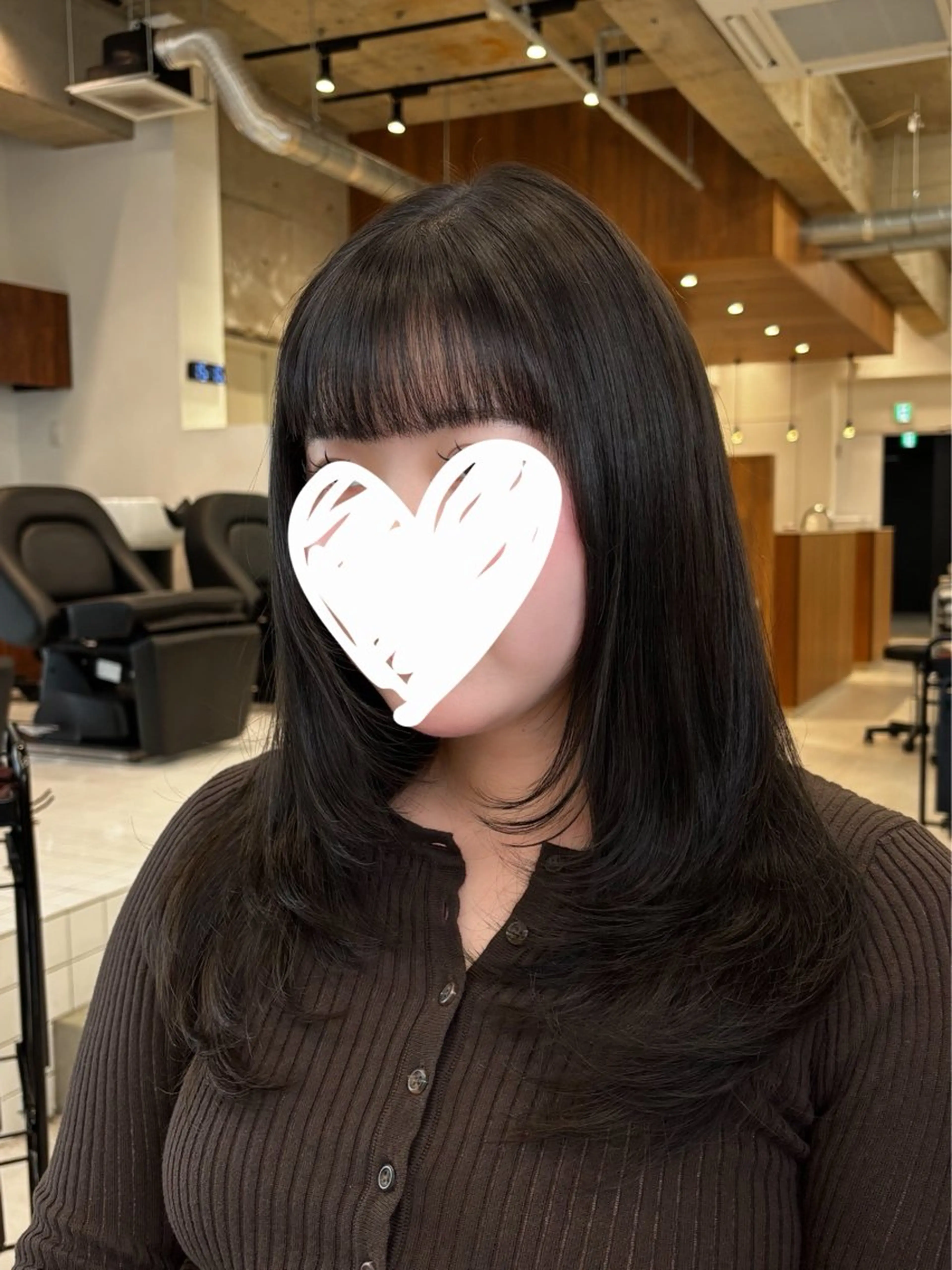 セミロング カラー レイヤーカット カット ヘアカラー トリートメント うる艶カラー ✨🧸KOTAROのヘアスタイル