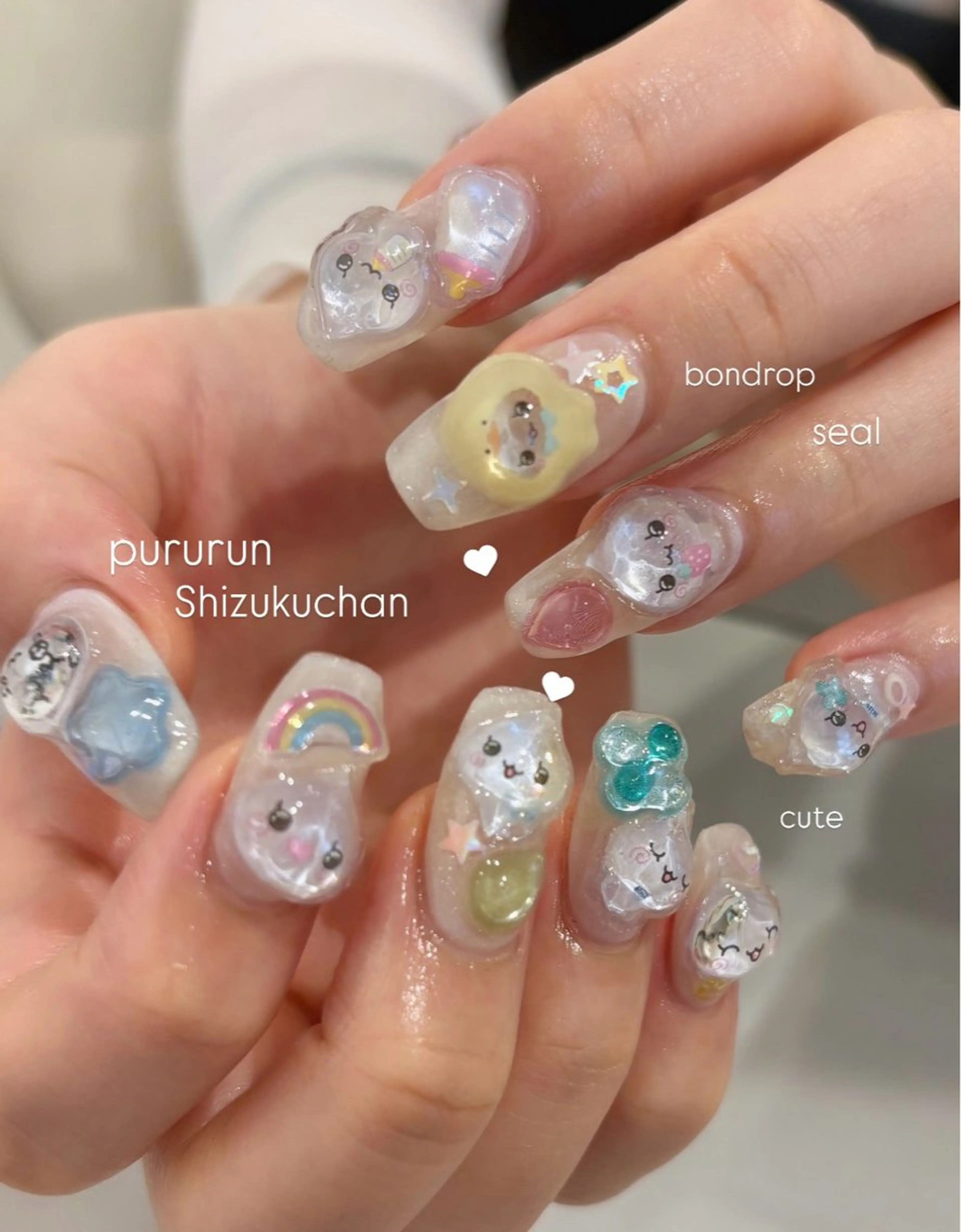 ネイル アートネイル ぷっくりネイル ハンドネイル ハンドケア enurk店 🍋 M I K U  *のその他イメージ