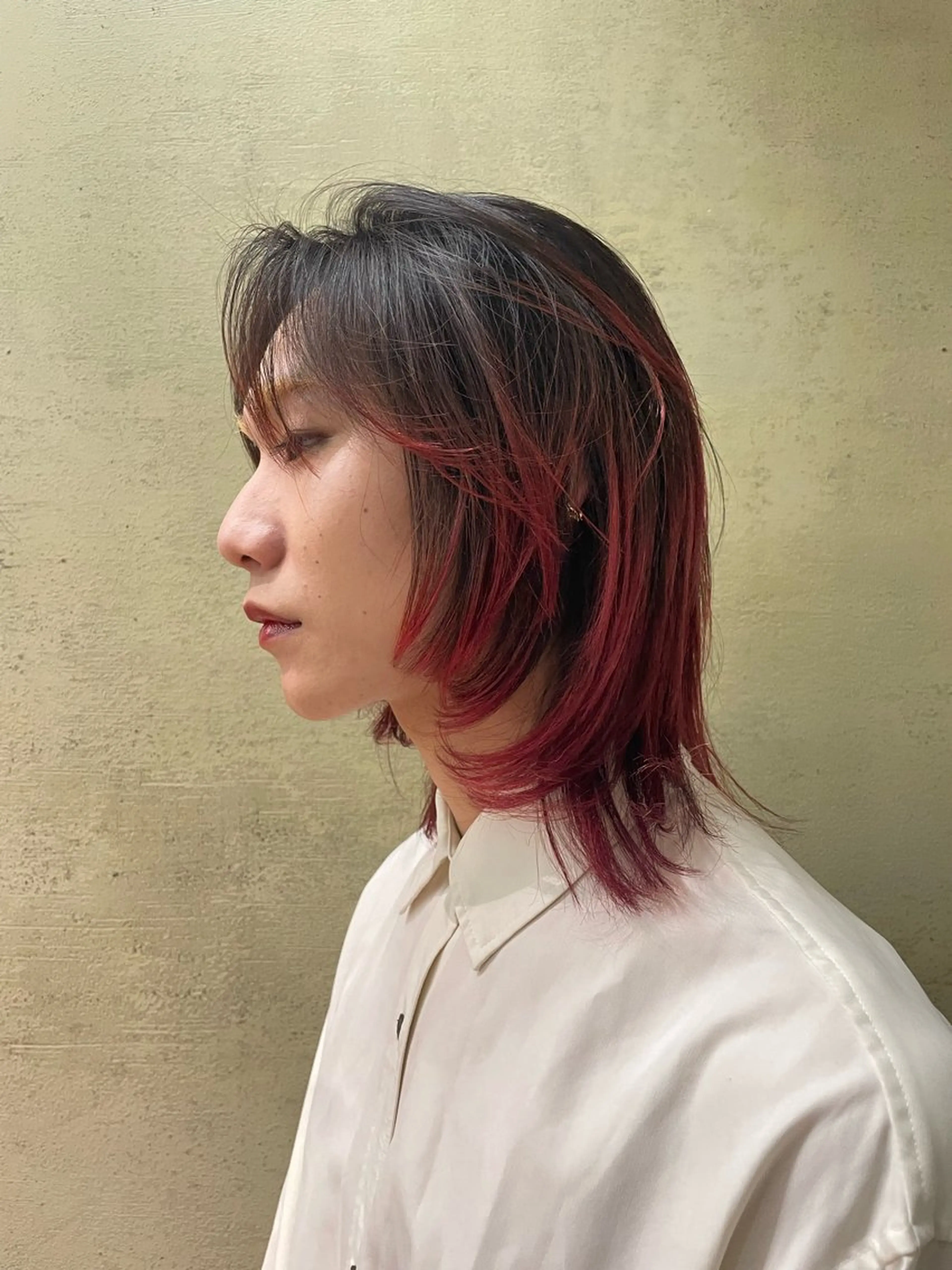 ミディアム 関端 優希のヘアスタイル