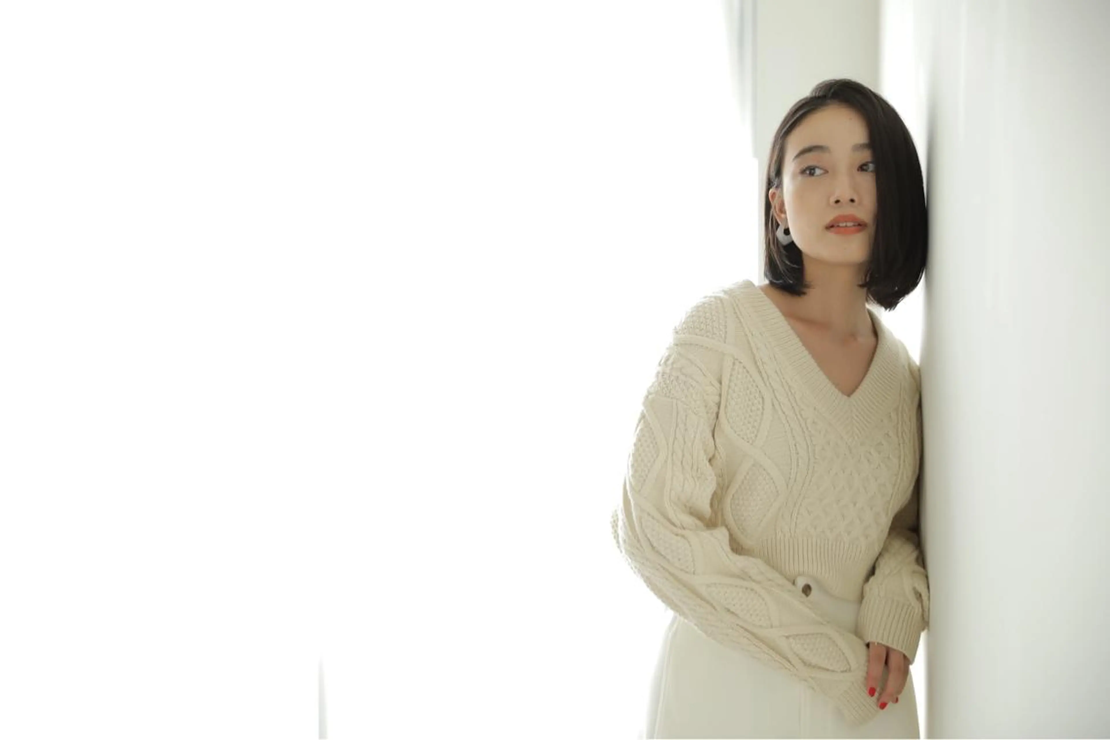 ミディアム カラー 竹本りんか/梅田/ 新大阪/天王寺のヘアスタイル