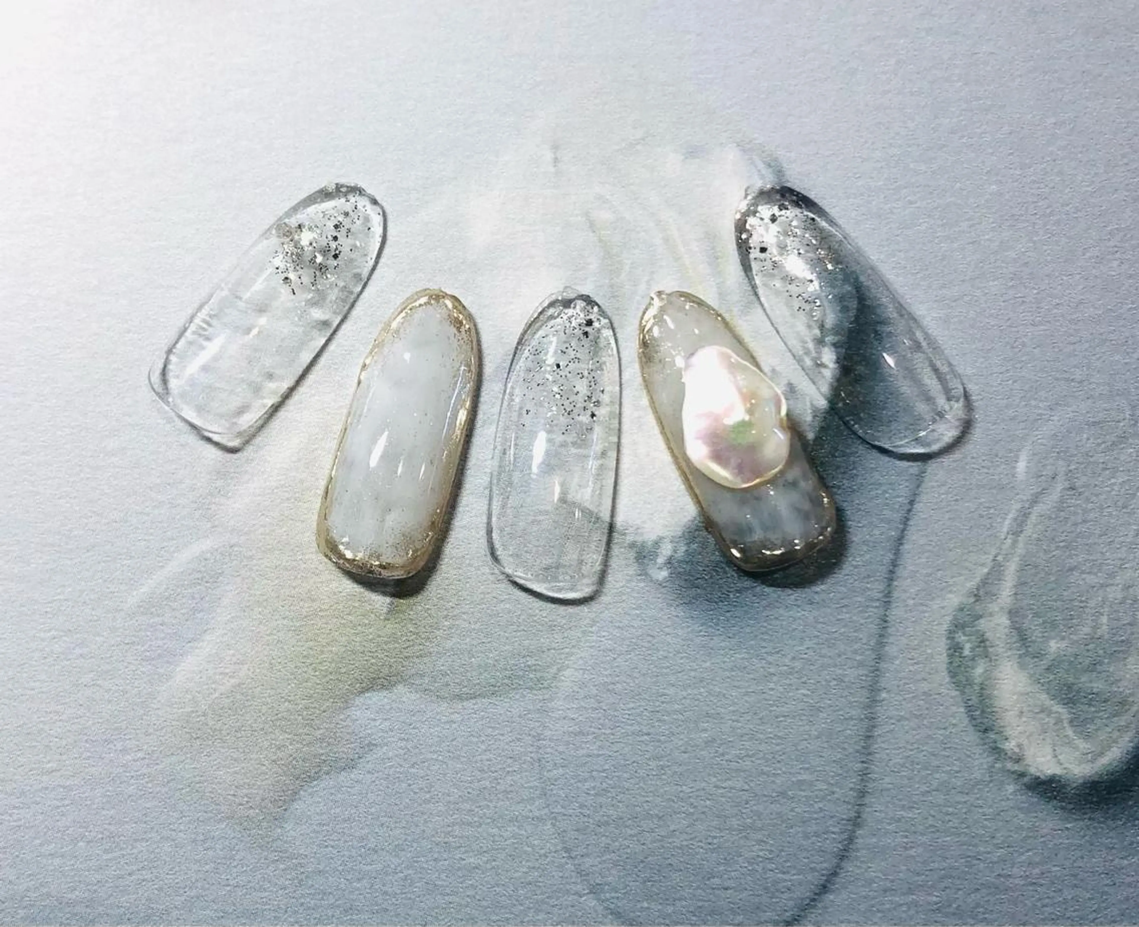 ネイル ニュアンスネイル H3 hitoのネイルデザイン