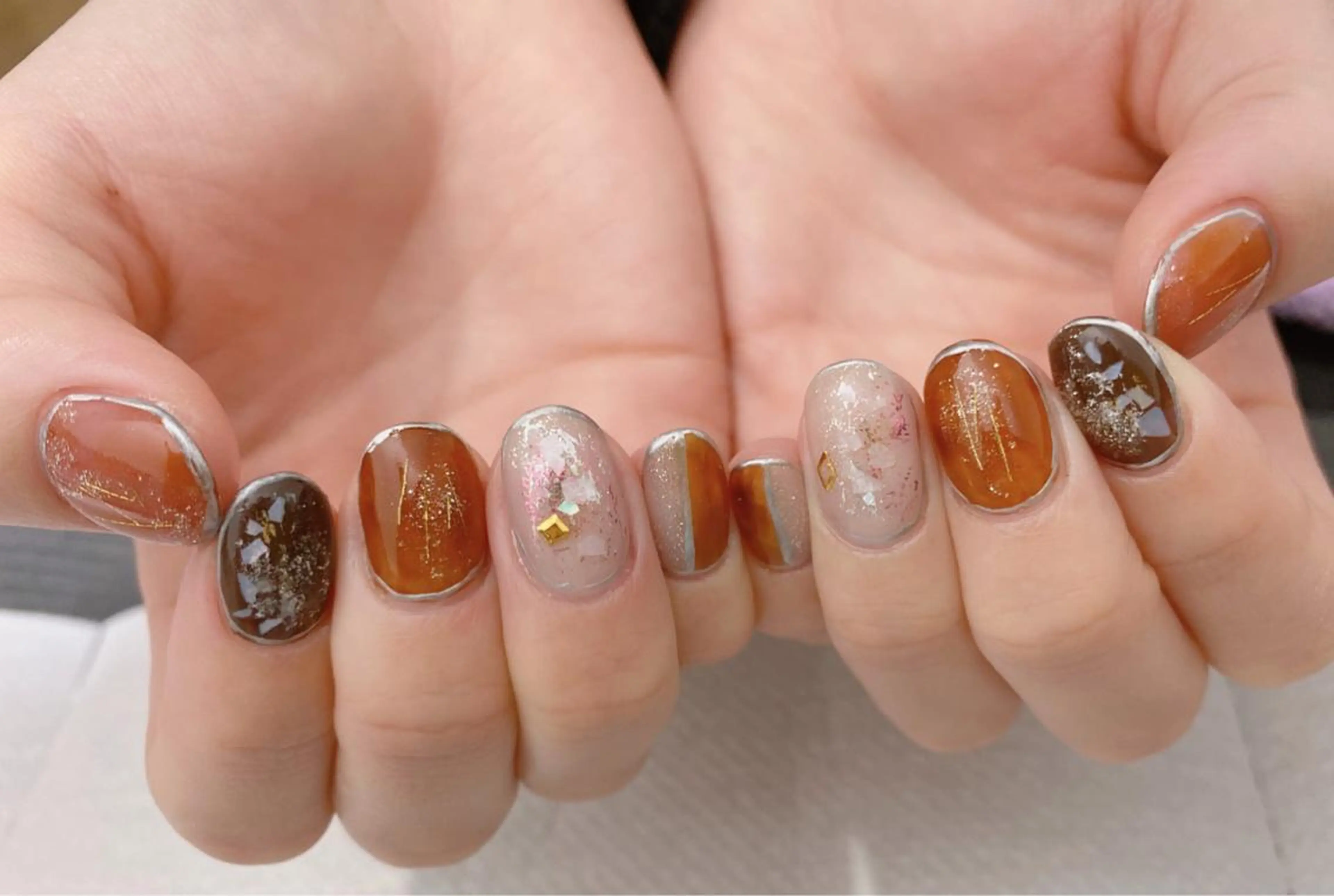 ネイル ニュアンスネイル ハンドネイル ハンドケア u sのネイルデザイン