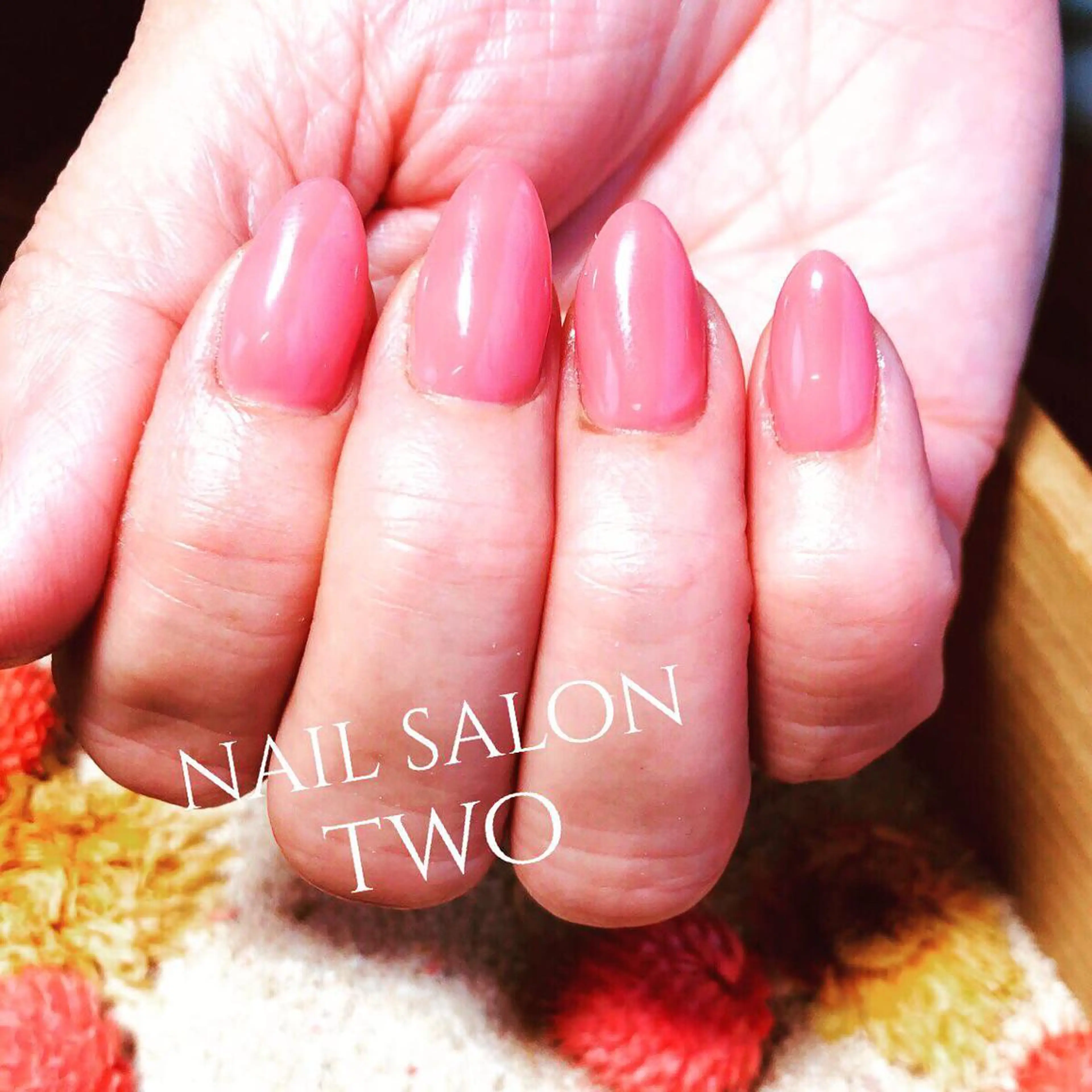 ネイル ワンカラーネイル two nailのネイルデザイン