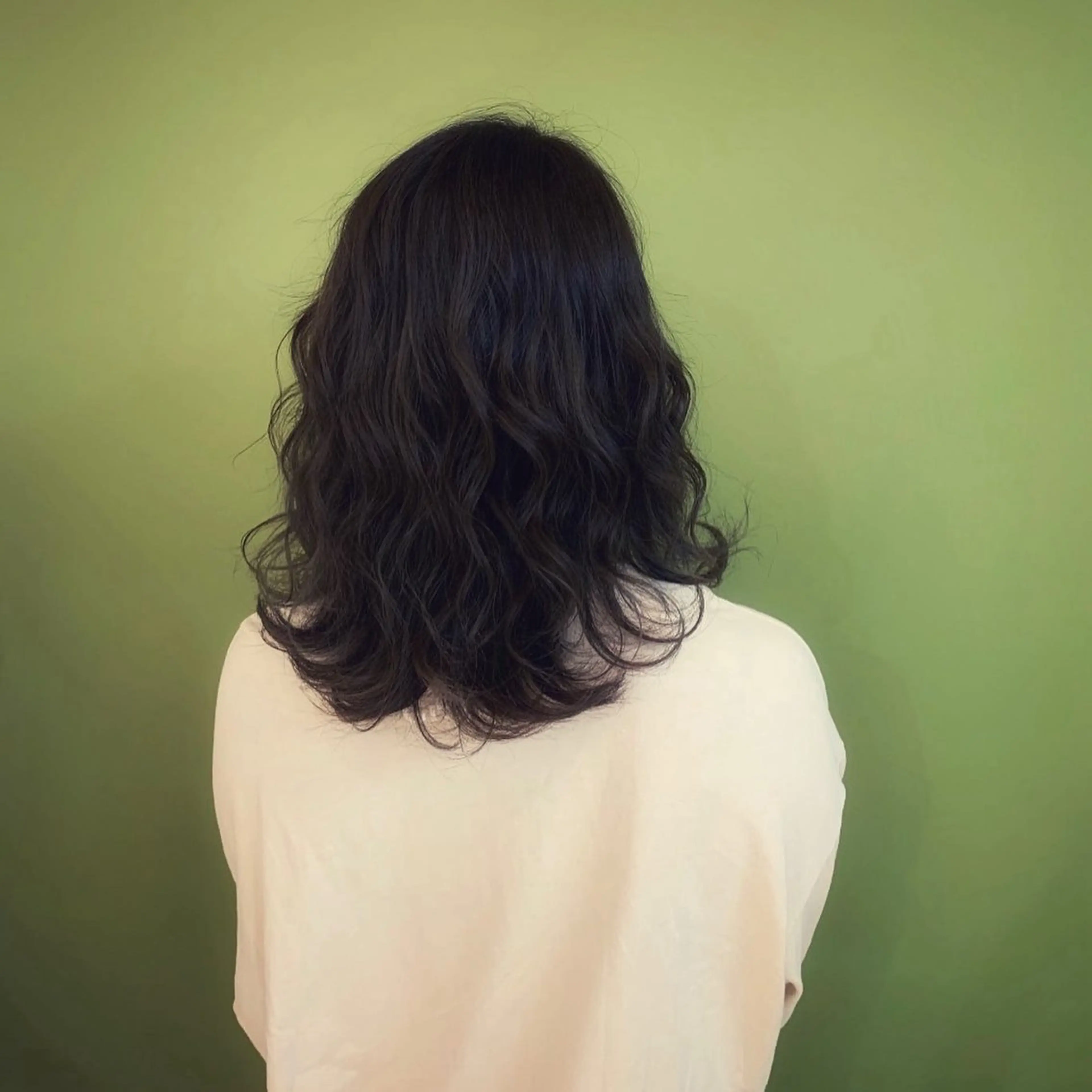 セミロング カラー カット ヘアカラー トリートメント 【透明感カラー】/ 【レイヤー】保坂拓也のヘアスタイル