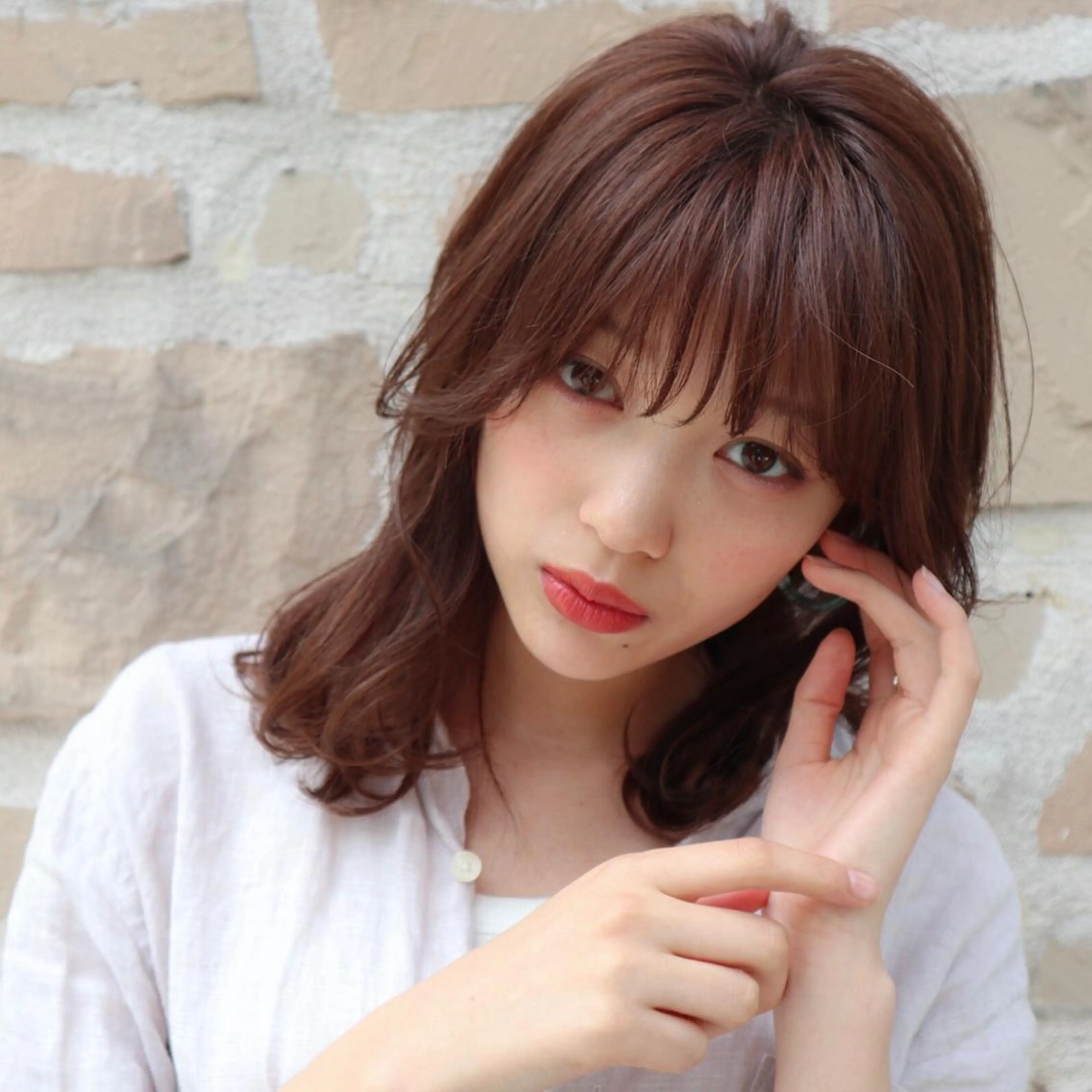 ミディアム ✨ブリーチマスター✨ オクヤマヨウスケのヘアスタイル