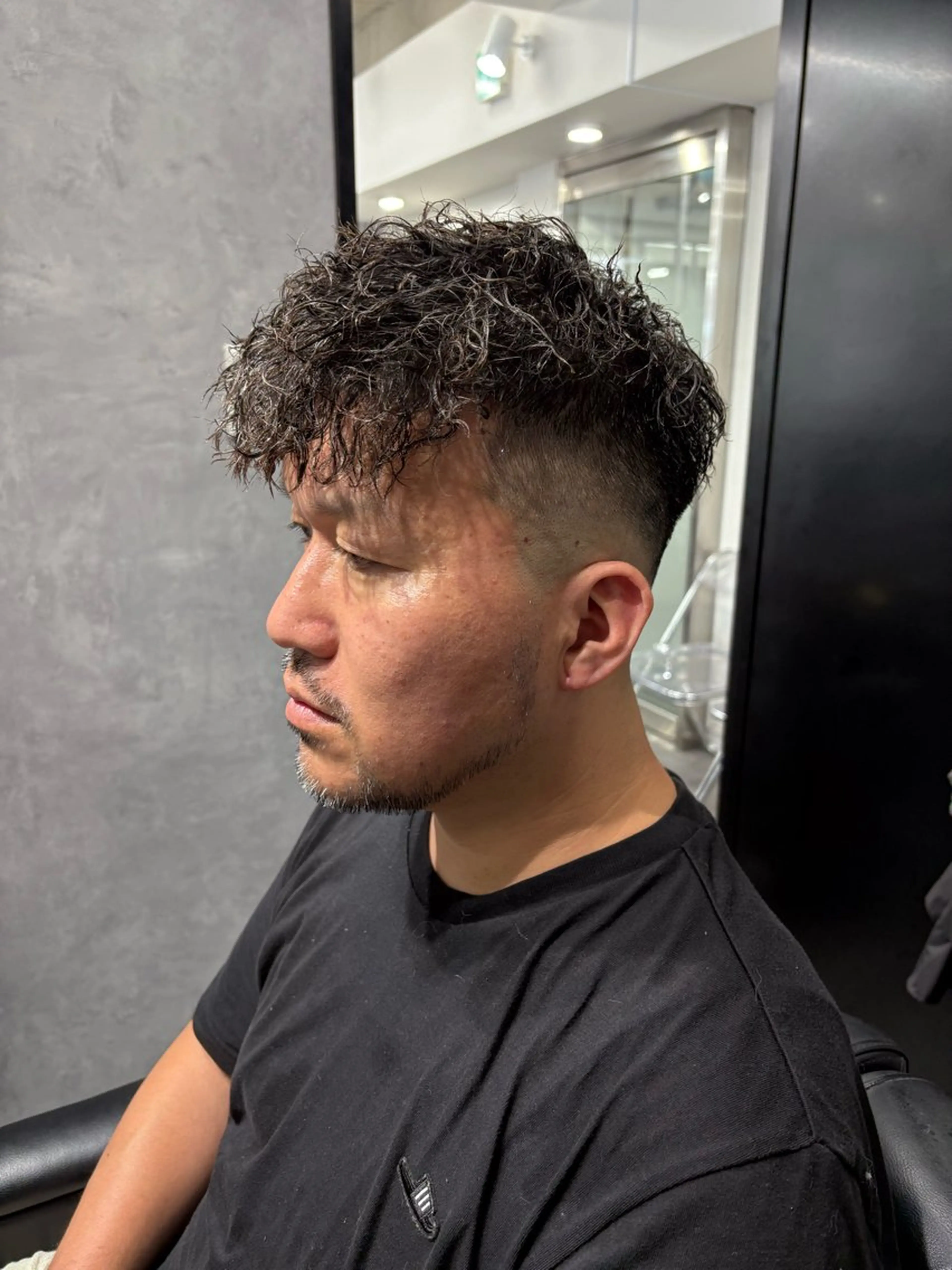 ショート メンズ カット パーマ 本間 颯太のヘアスタイル