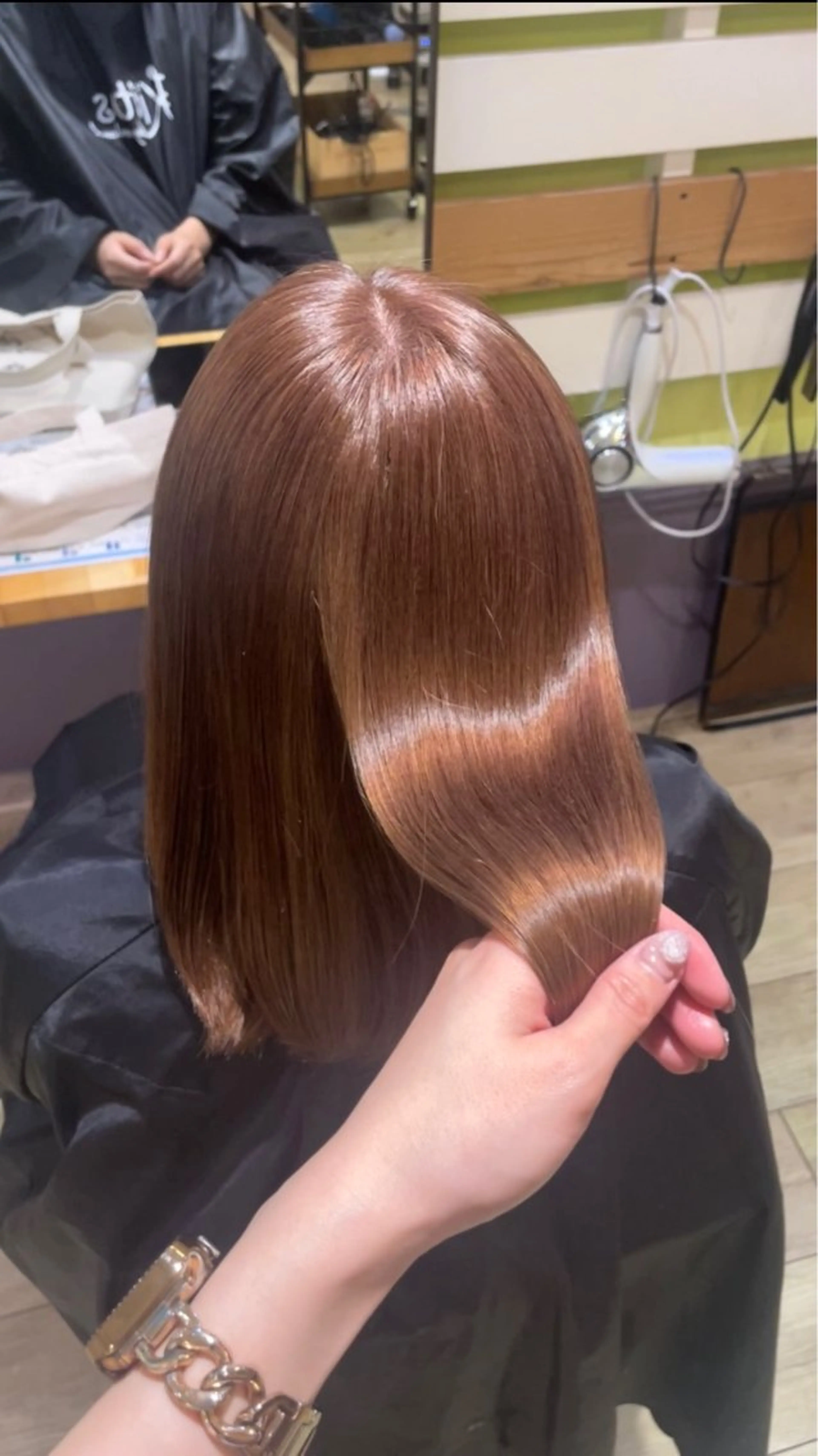 セミロング ヘアカラー RIO🎀/ガーリー /カラーモデル募集のヘアスタイル