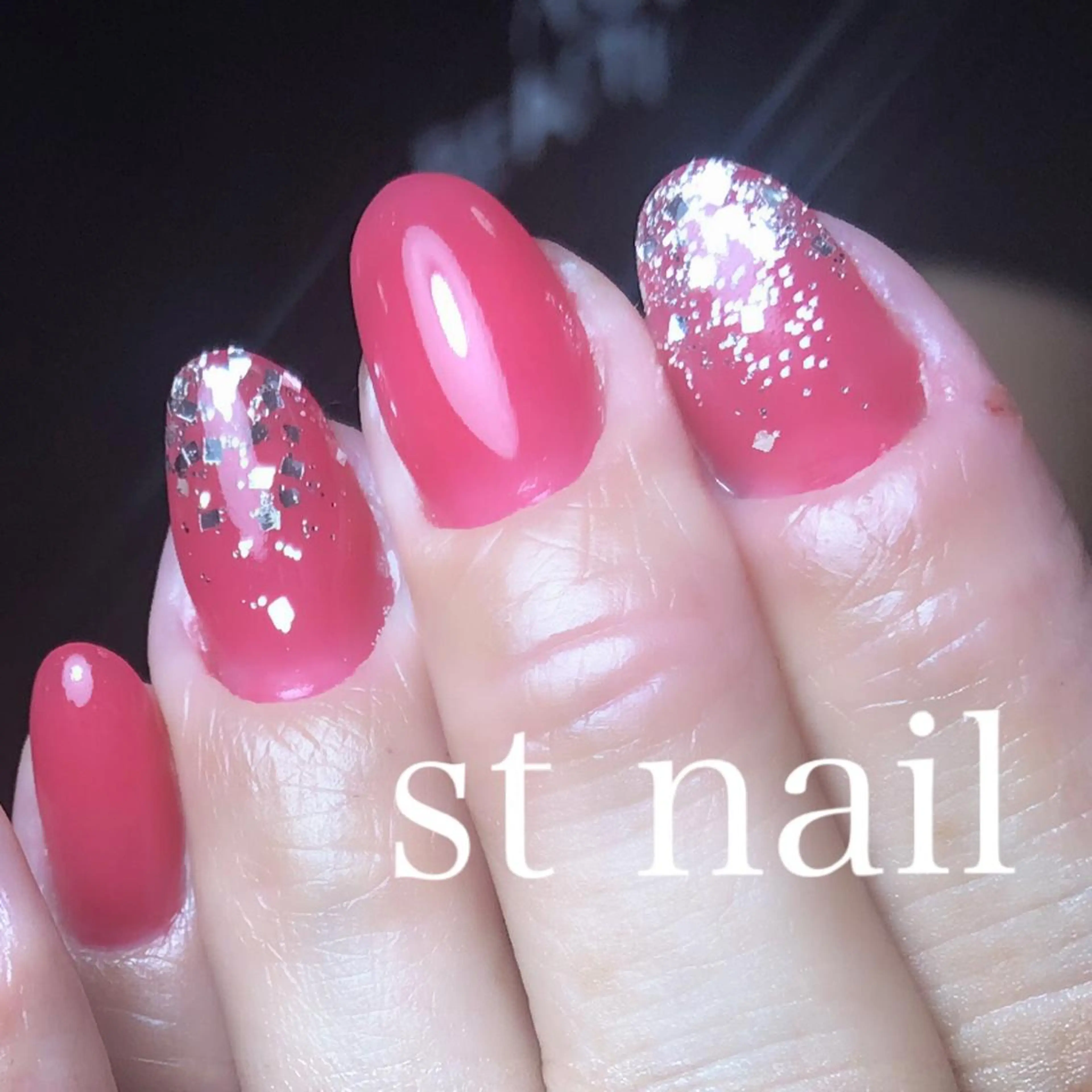 ネイル オフィスネイル シンプルネイル ストーンネイル st nailのネイルデザイン