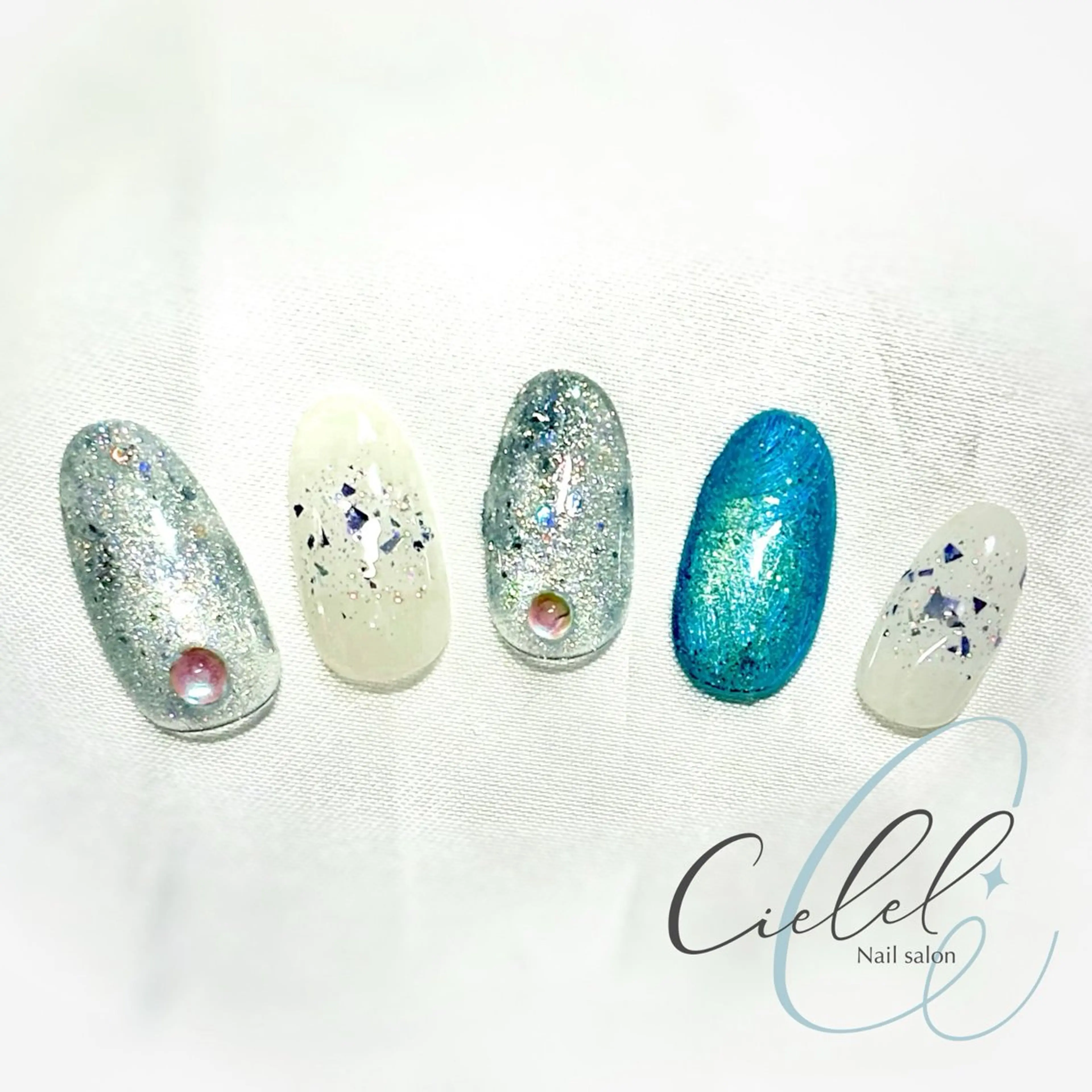 ネイル ハンドネイル Nail salon Cielel⟡Ayaのネイルデザイン