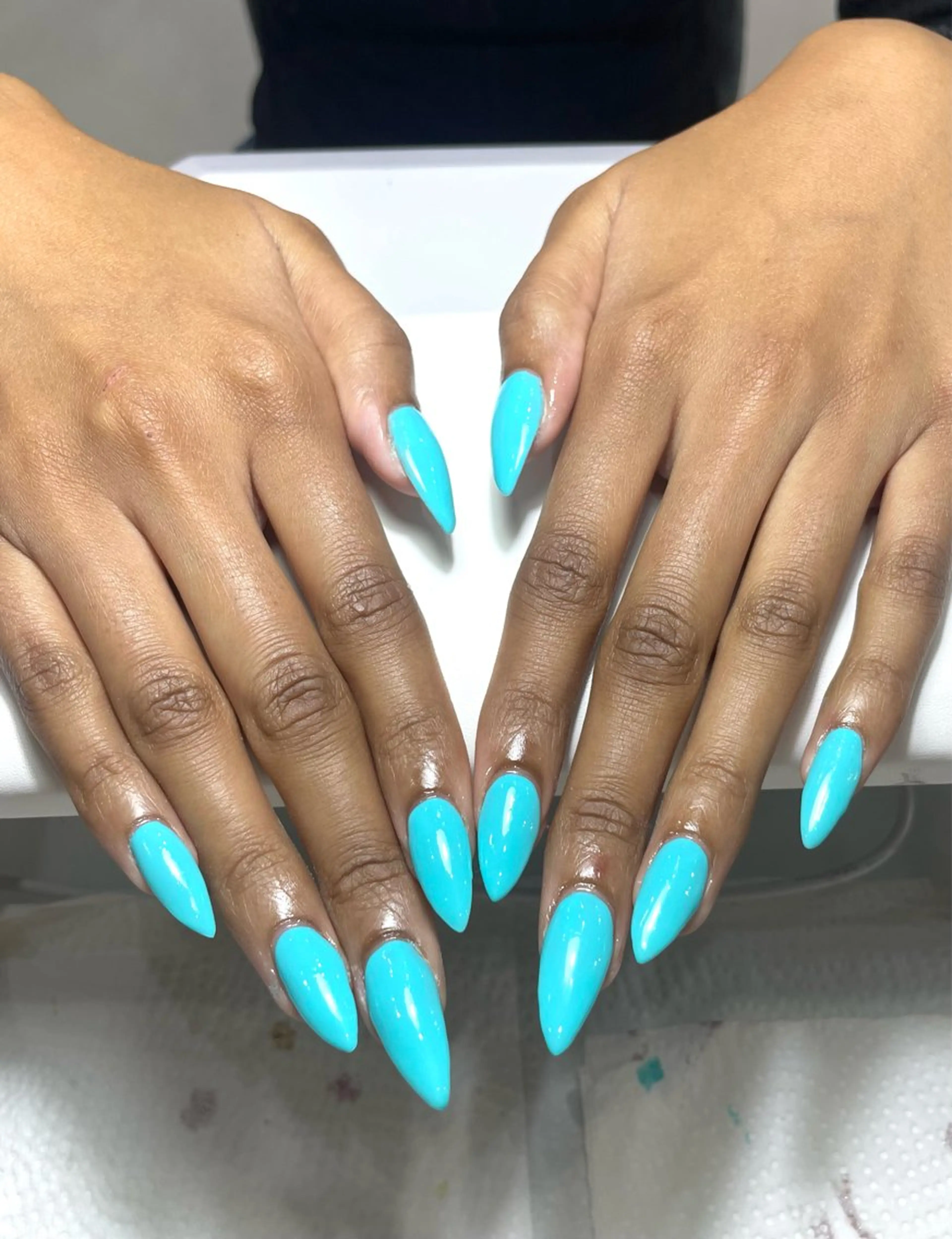 ネイル 長さ出し ワンカラーネイル mao ♪♪のネイルデザイン