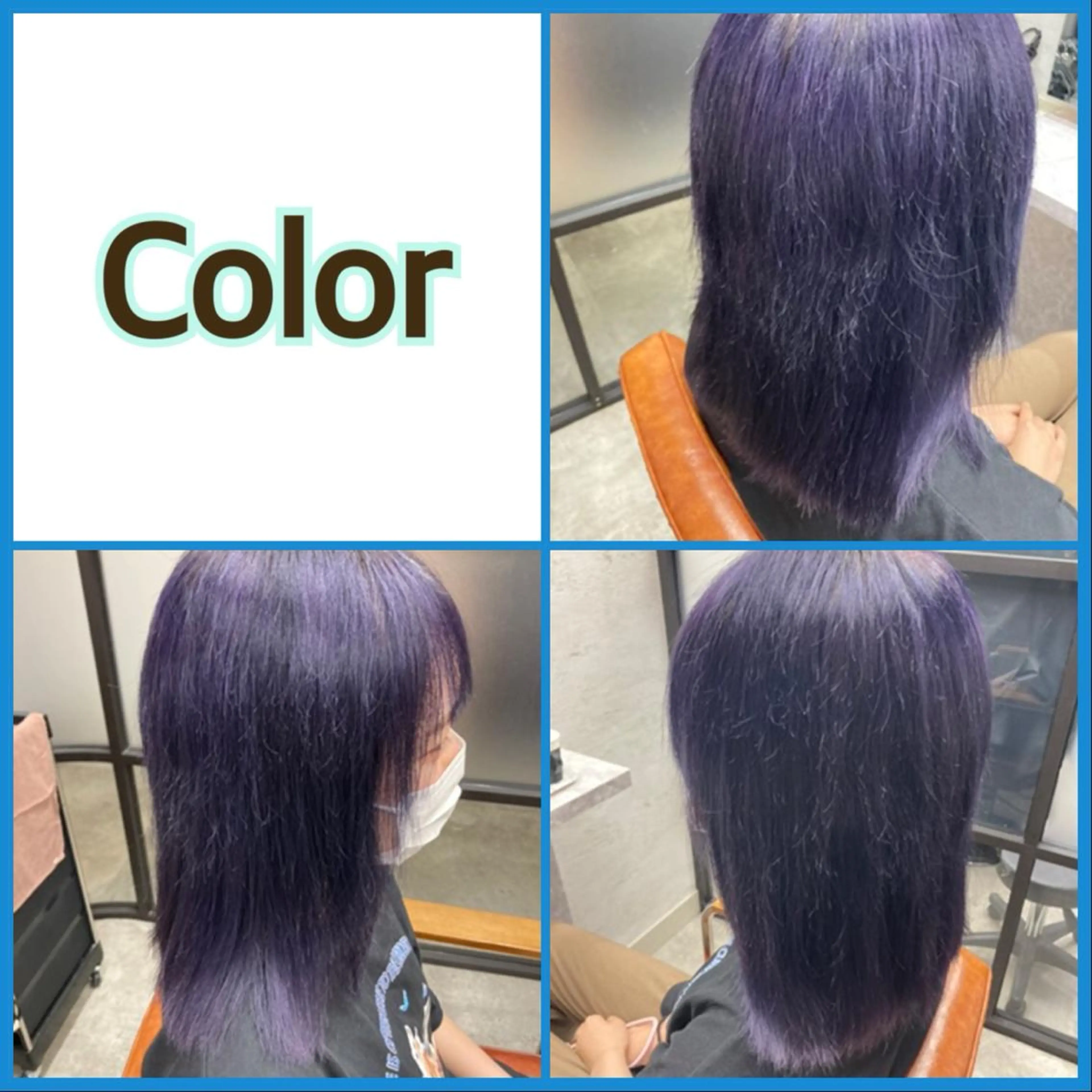 ロング カラー ブリーチ ディープラベンダー ラベンダーカラー TELA  HAIR幕張本郷店所属・Sawada Namikaのヘアスタイル