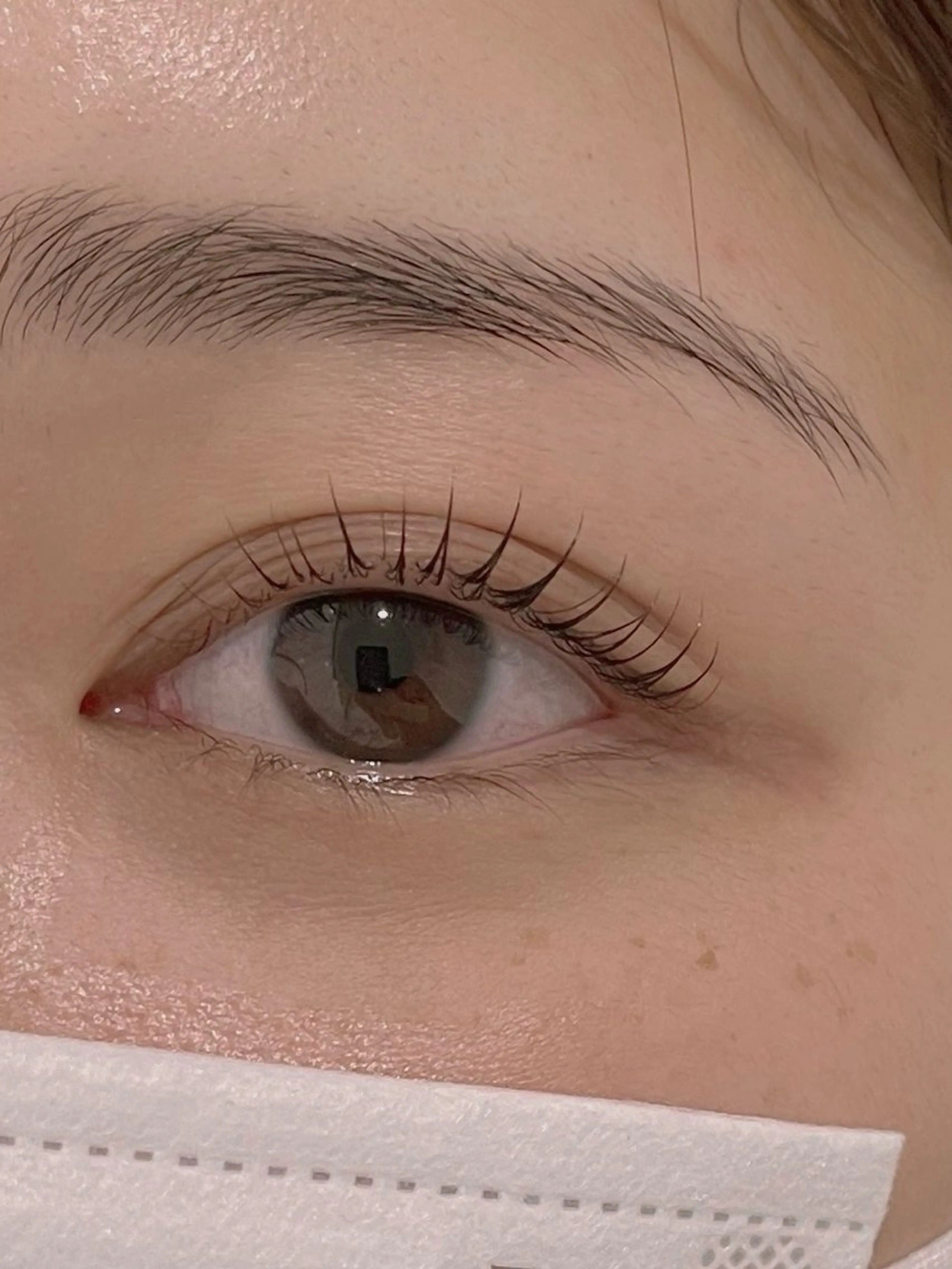 マツエク・マツパ 束感まつ毛 ナチュラル 一重×まつ毛パーマ eyelash salon　TOKIのマツエク・マツパデザイン