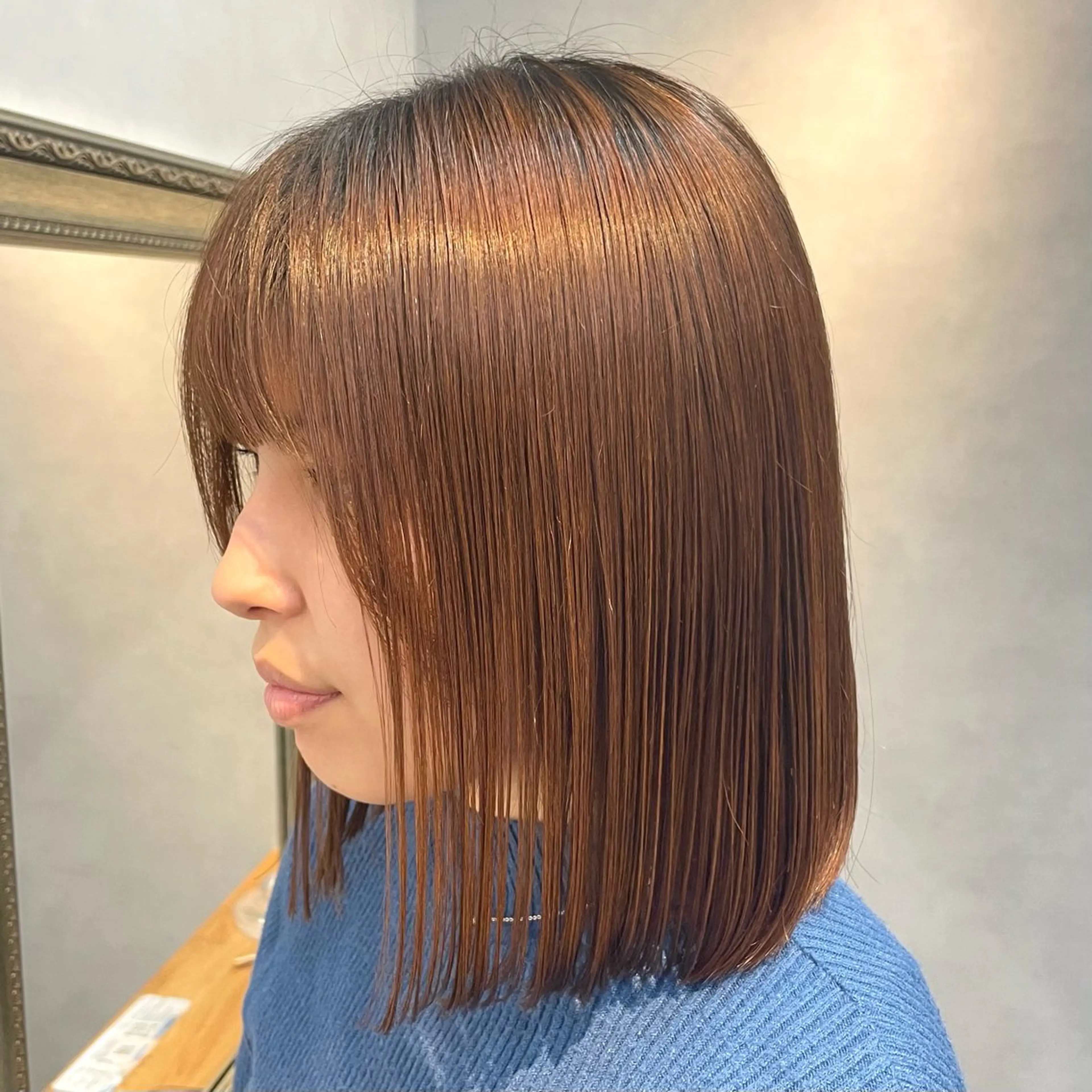 ミディアム ボブ レイヤーカット 期間限定無料　大智のヘアスタイル