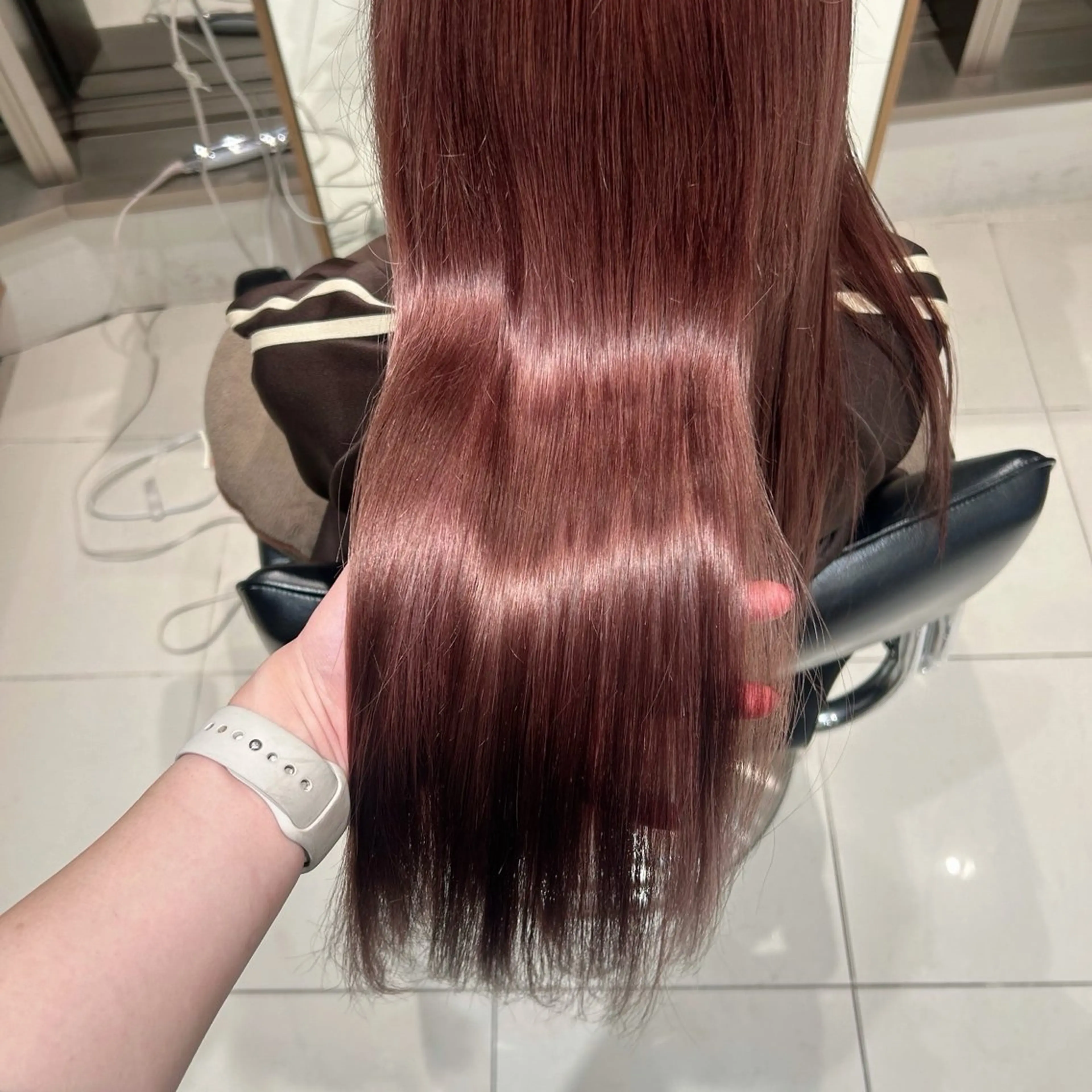 カラー サラ艶/韓国ヘア ︎🌟璃奈 (ﾘﾅ)のヘアスタイル