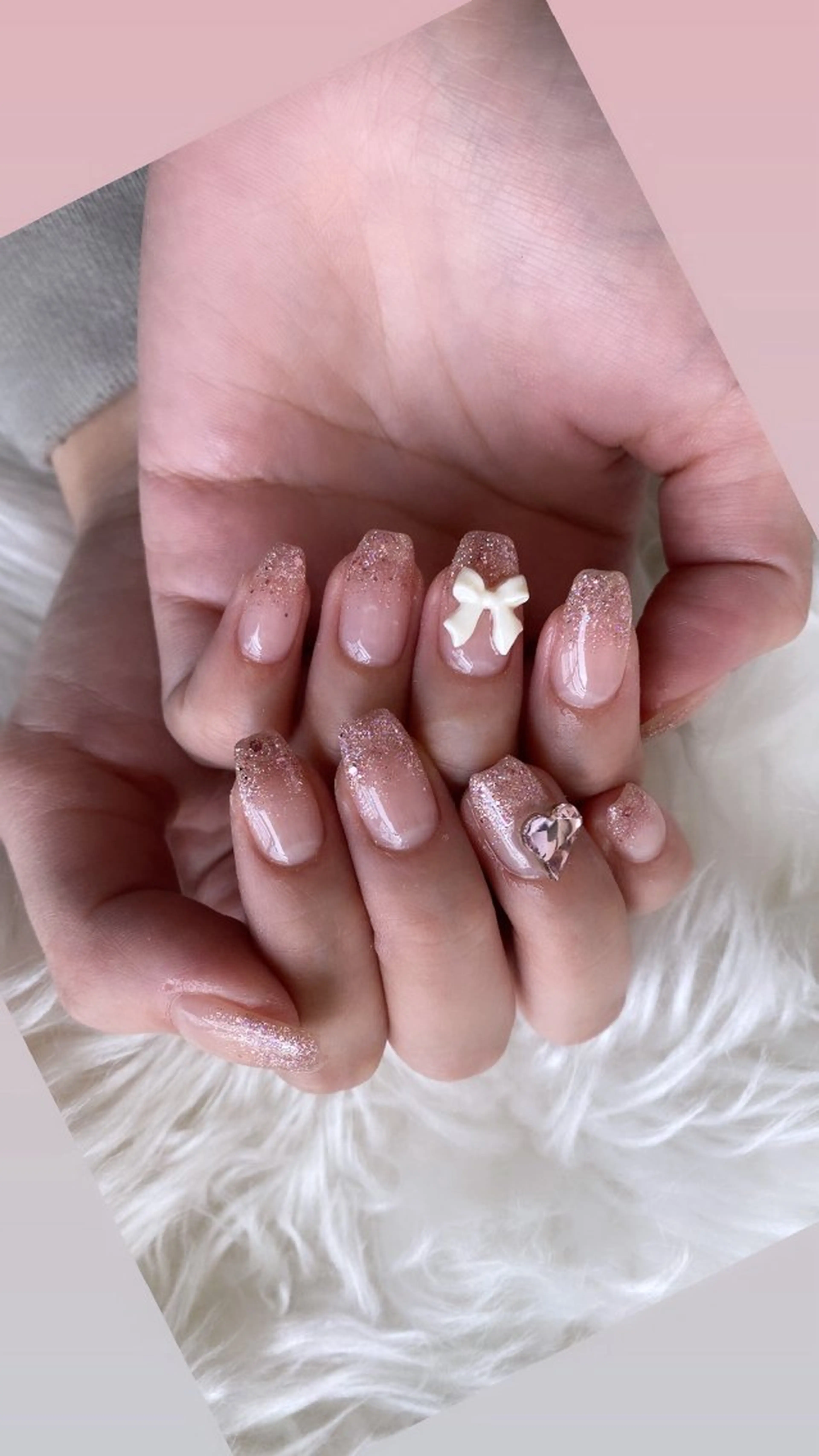 ネイル ハンドネイル crystal ⭐︎ colorのネイルデザイン