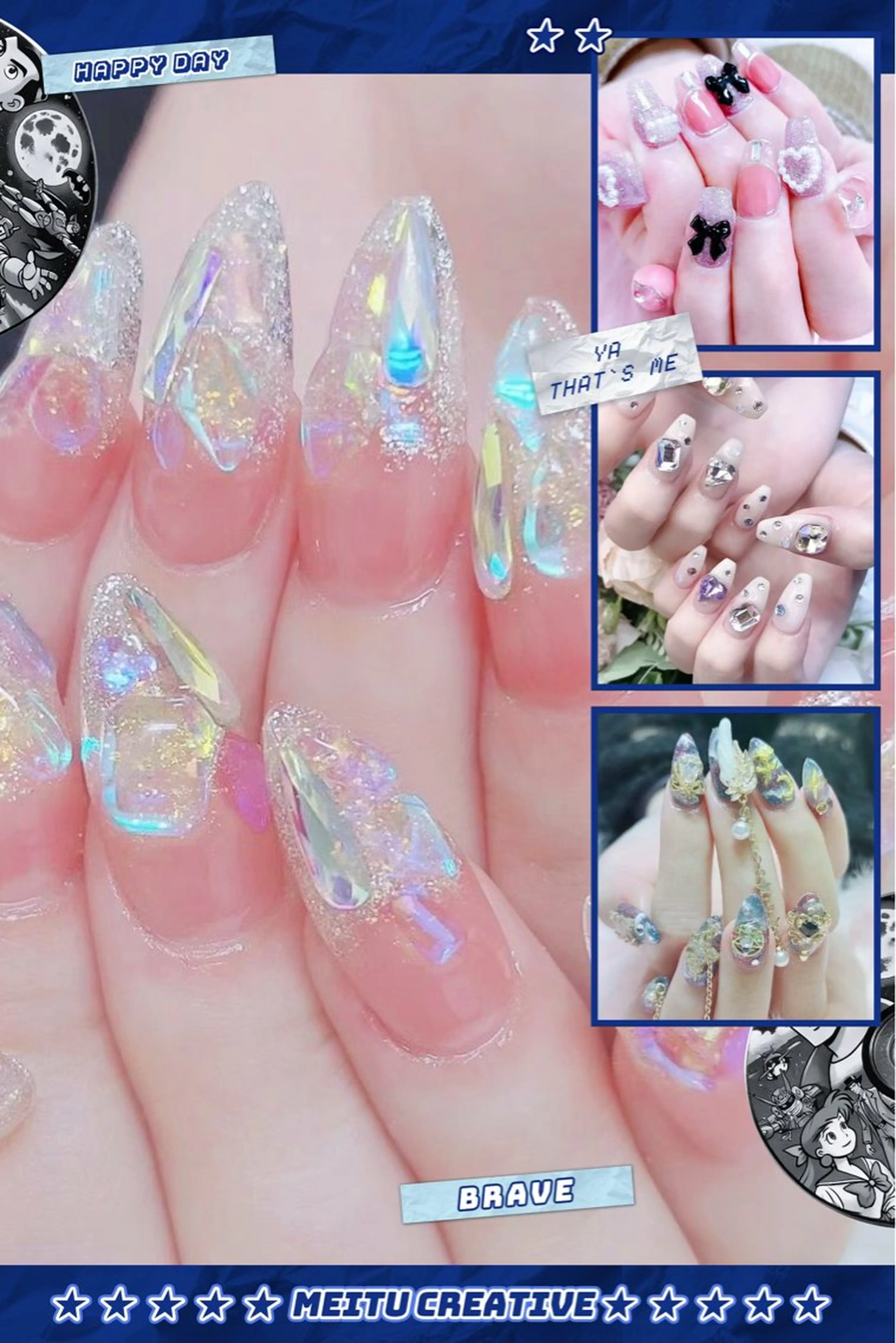 ネイル ハンドネイル MoonNail ユリ🌸のネイルデザイン