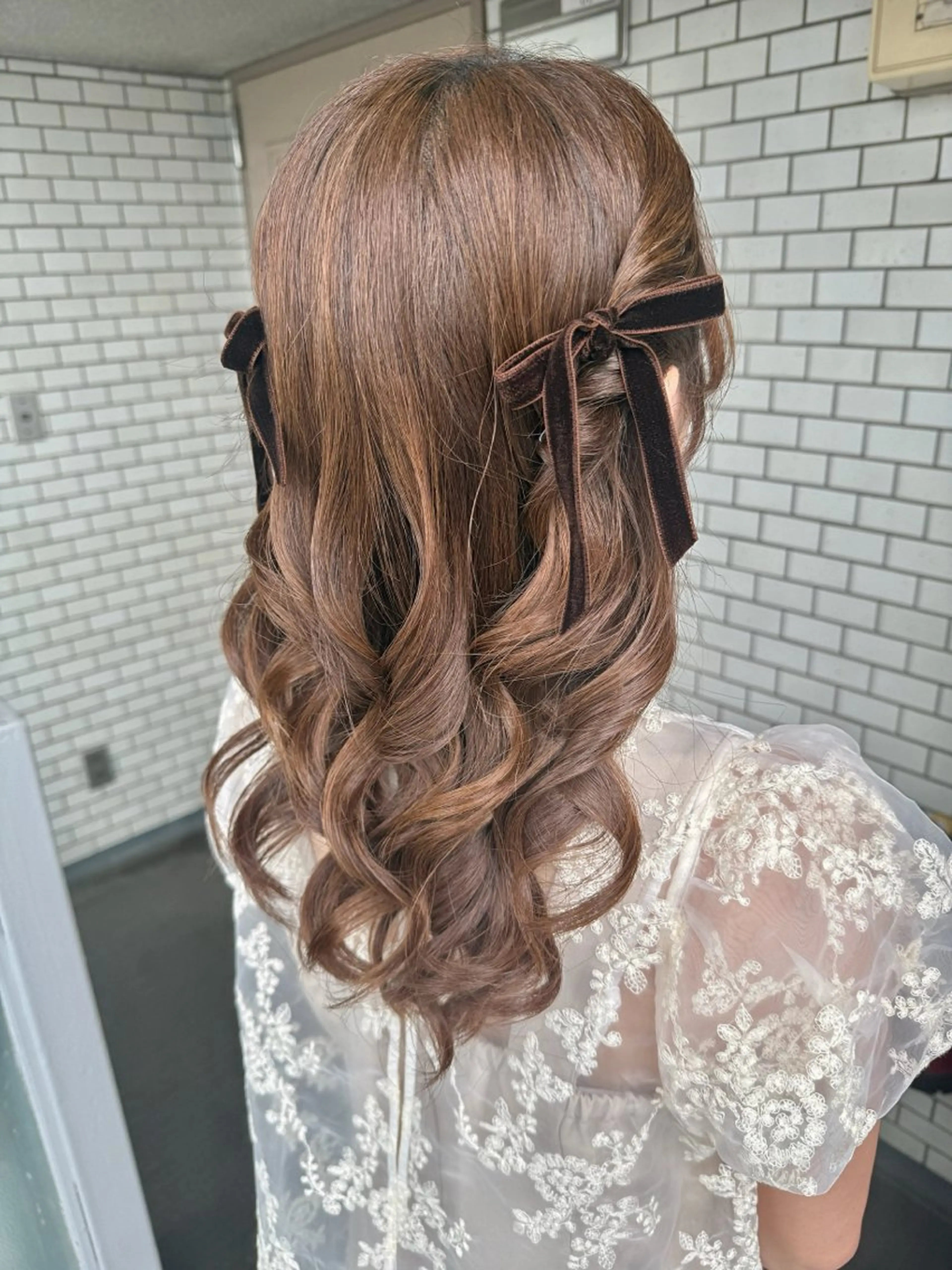 ロング ヘアアレンジ デート 韓国風ヘア 🎀韓国ヘアメイク /参列ヘア/neneのその他イメージ