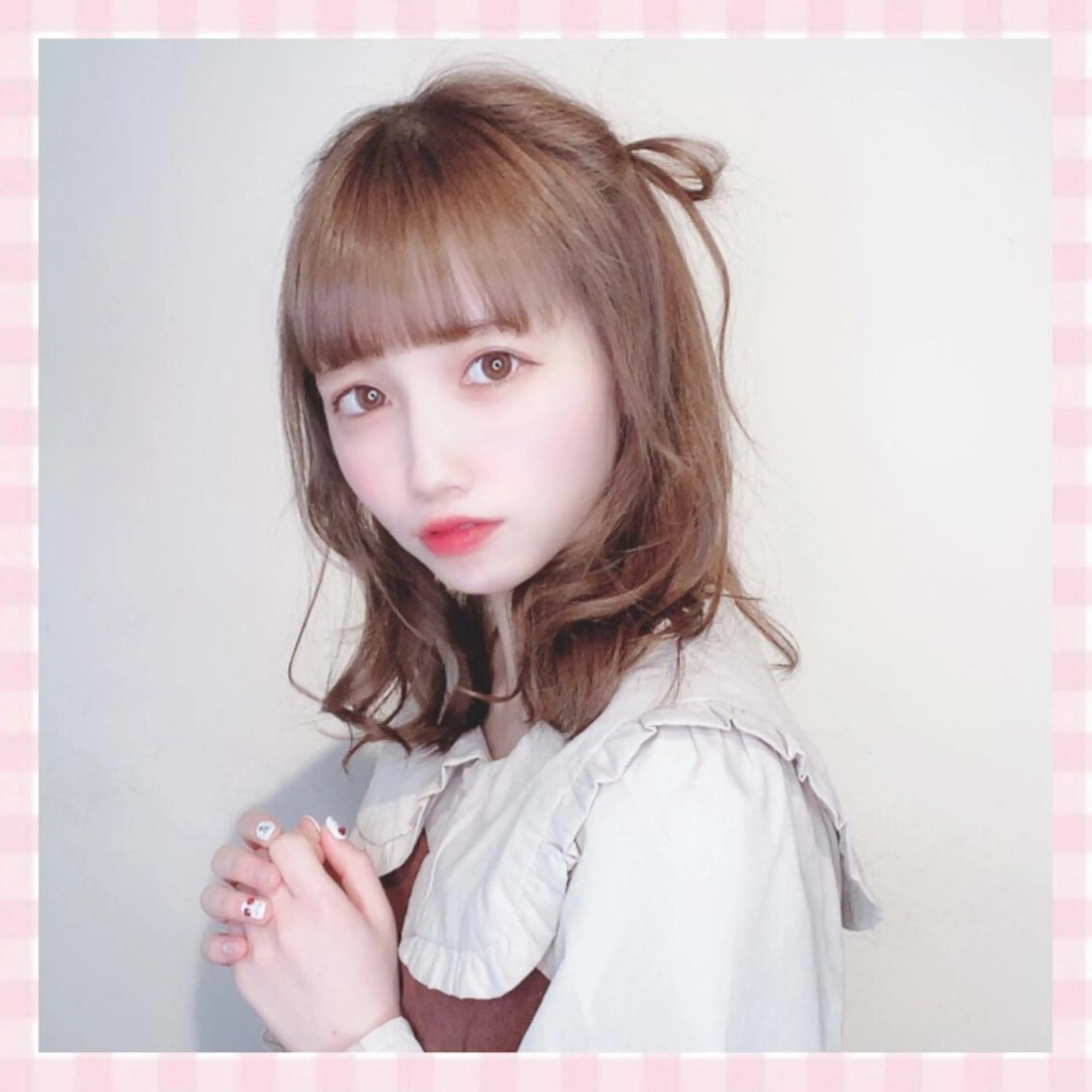 ミディアム ヘアアレンジ 💗ガーリーヘア🎀 saki💗のヘアスタイル
