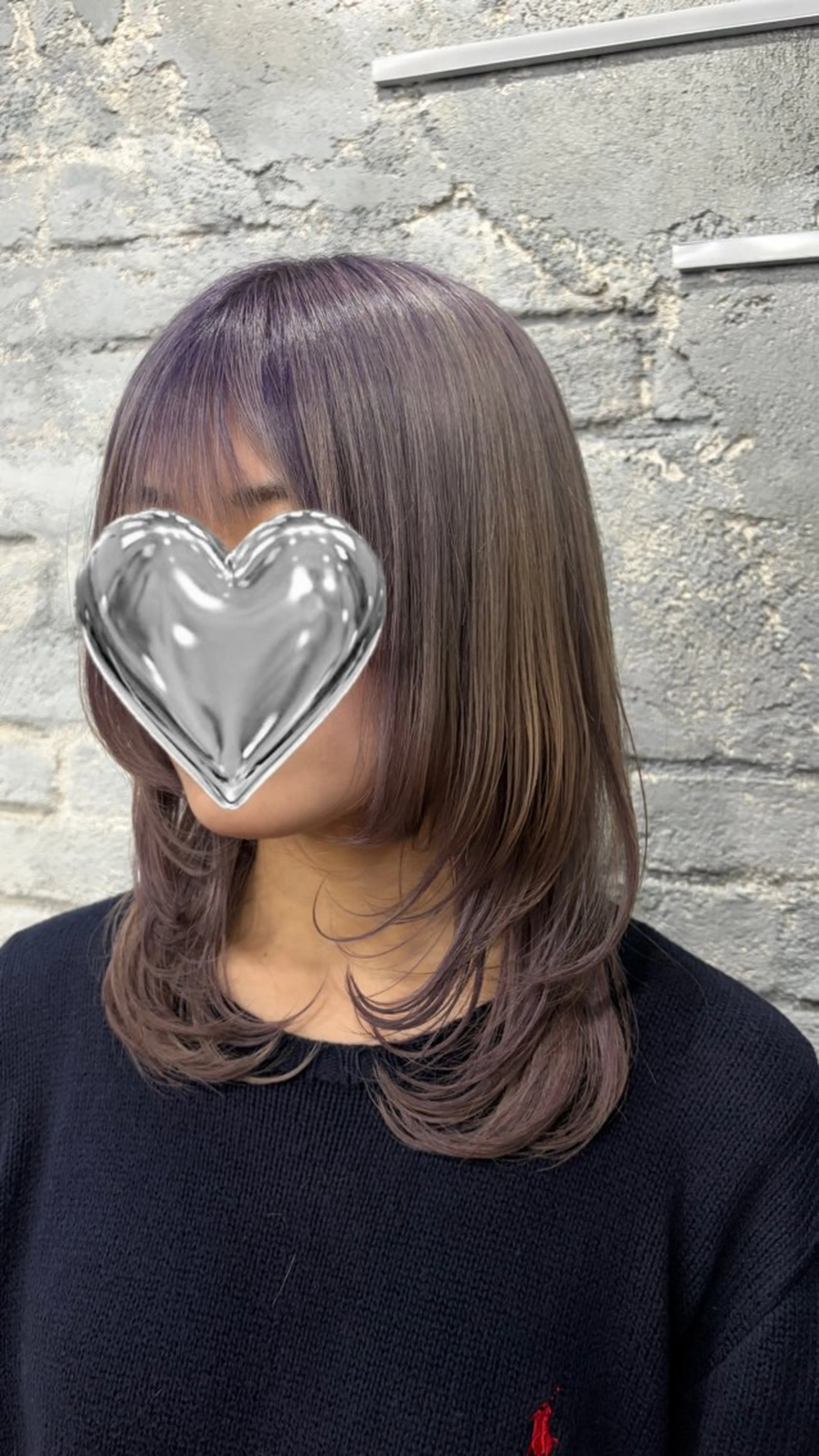 セミロング ハイレイヤー レイヤーカット 【カットモデル】 募集🦋hina🦋のヘアスタイル