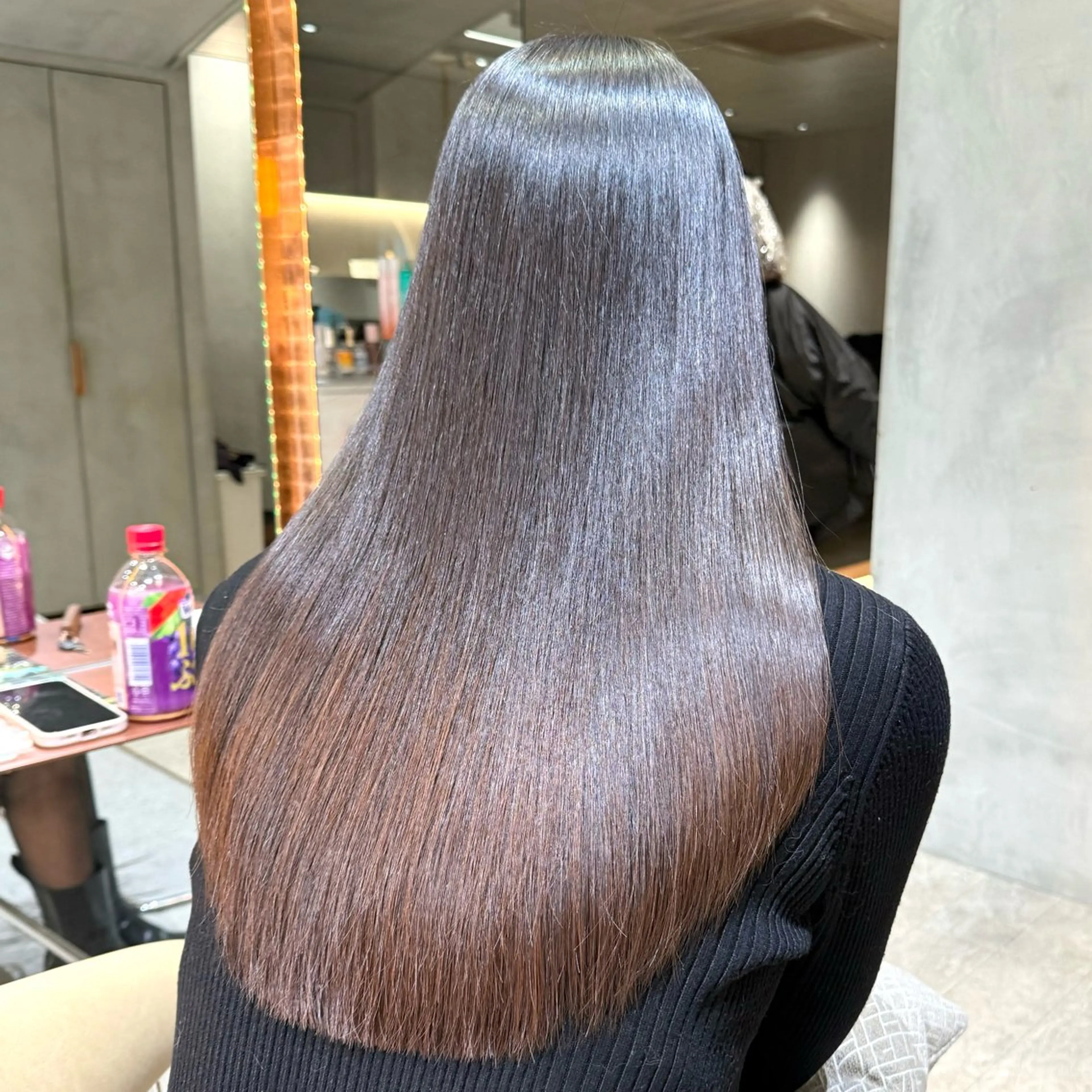 ロング カラー パーマ 髪質改善 縮毛矯正 トリートメント 酸熱トリートメント カット 縮毛矯正 トリートメント 縮毛矯正/ 髪質改善/浅見拓哉のヘアスタイル