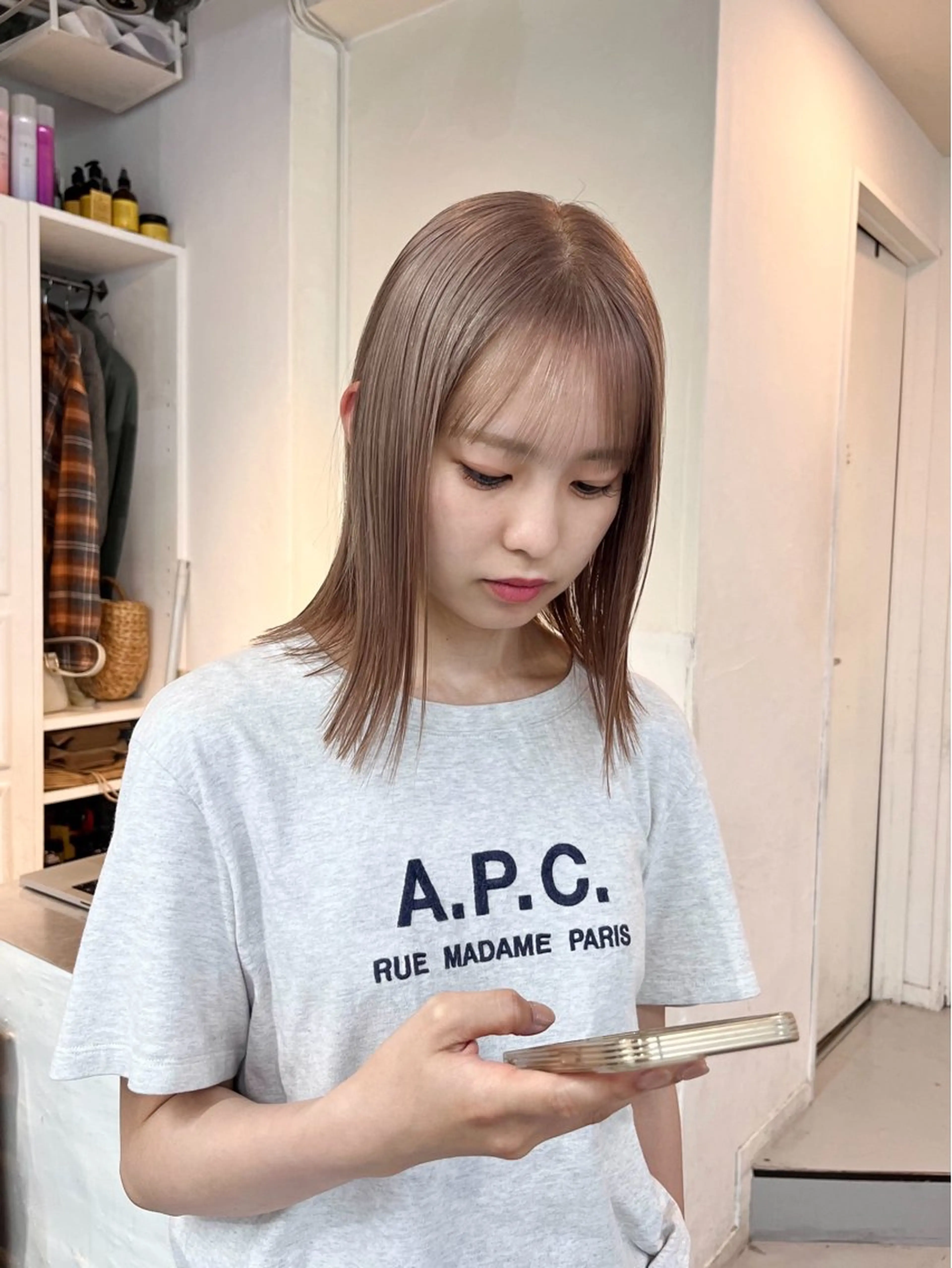 カラー カット ヘアカラー トリートメント ヘアセット 🌿似合わせ透明感 カラー松本朋幸🌿のヘアスタイル