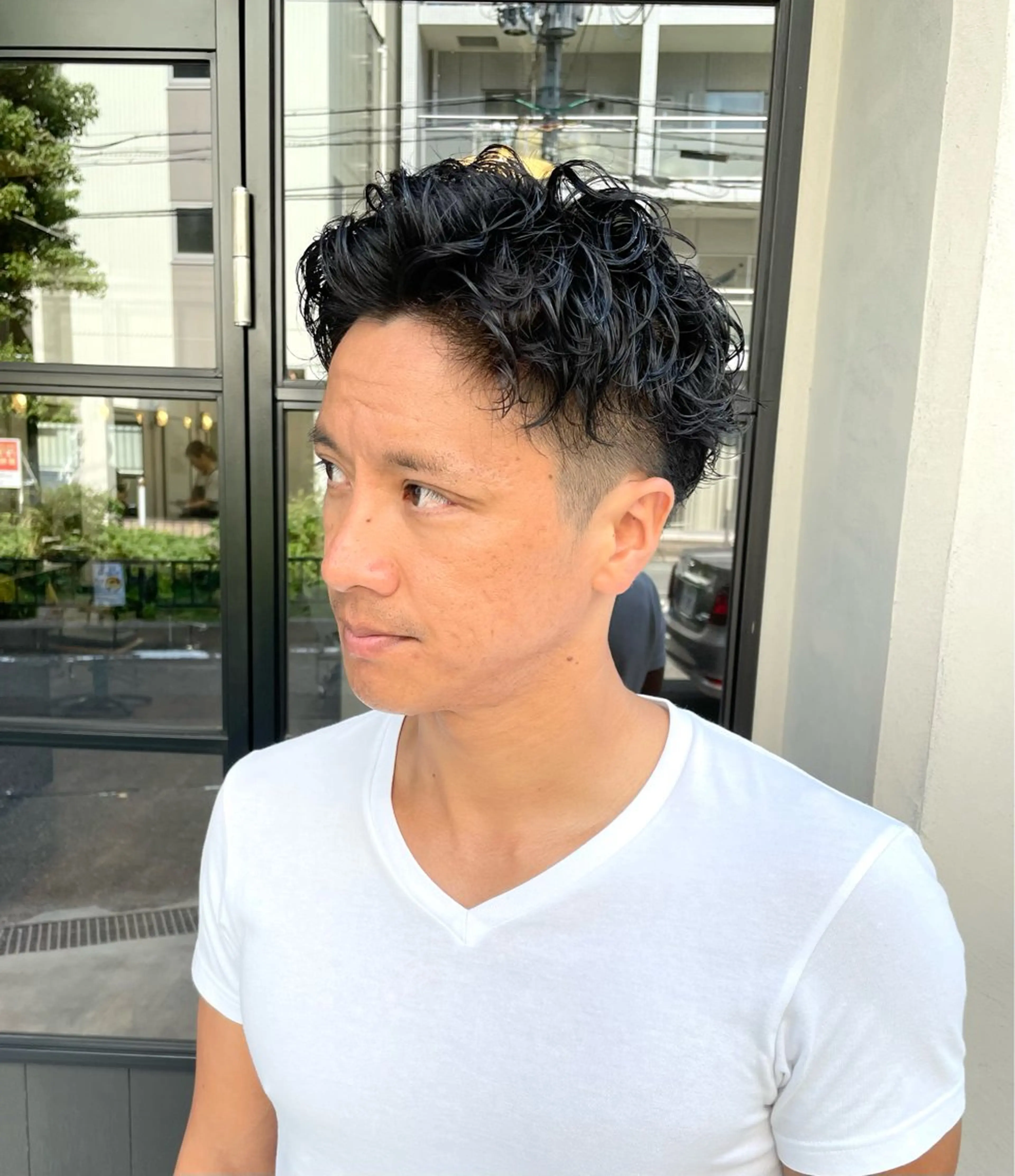 パーマ メンズ すみとも るなのヘアスタイル