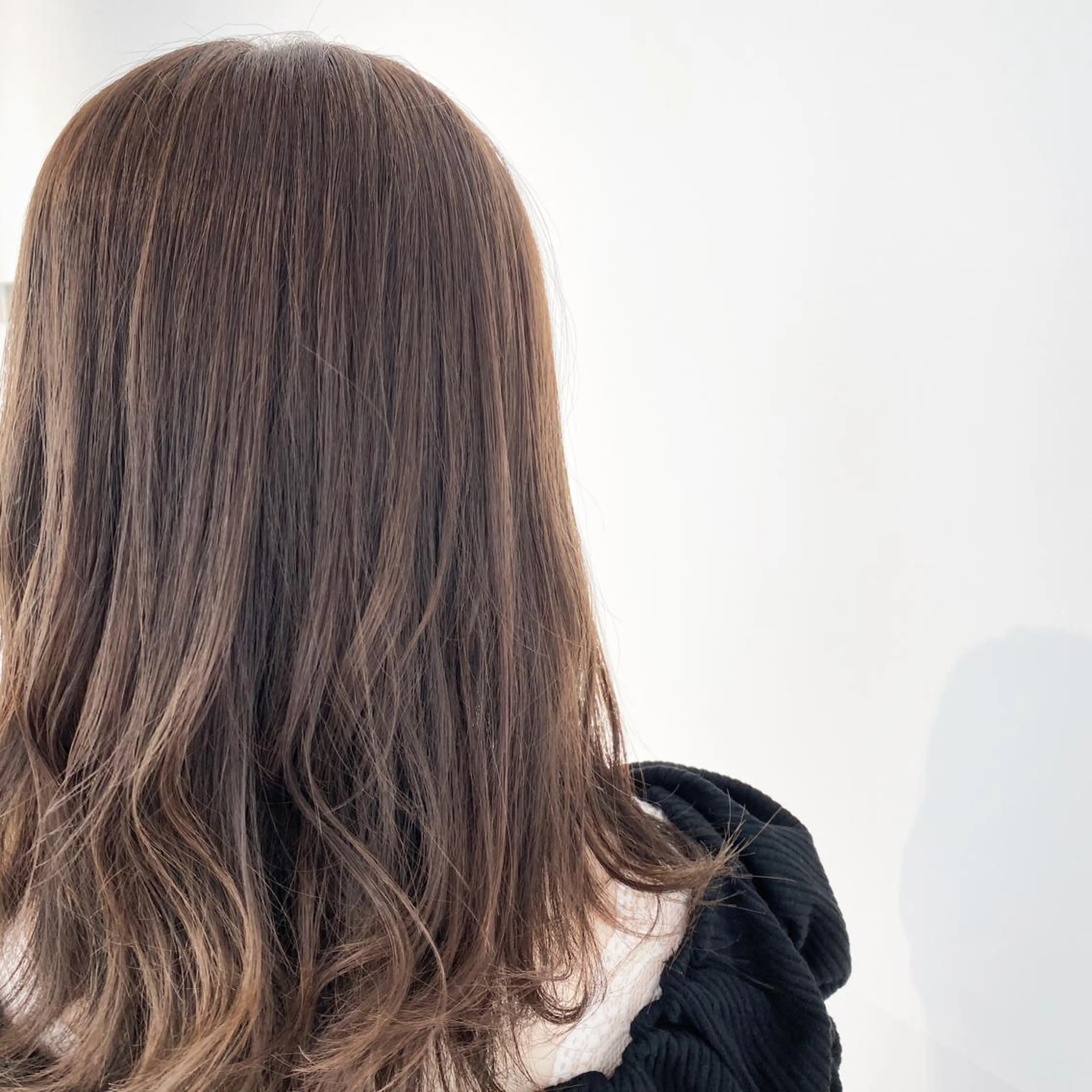 セミロング カラー アッシュ ブラウンカラー ピンクカラー ピンクブラウン インナーカラー/レイ ヤーカット♡/マキシのヘアスタイル