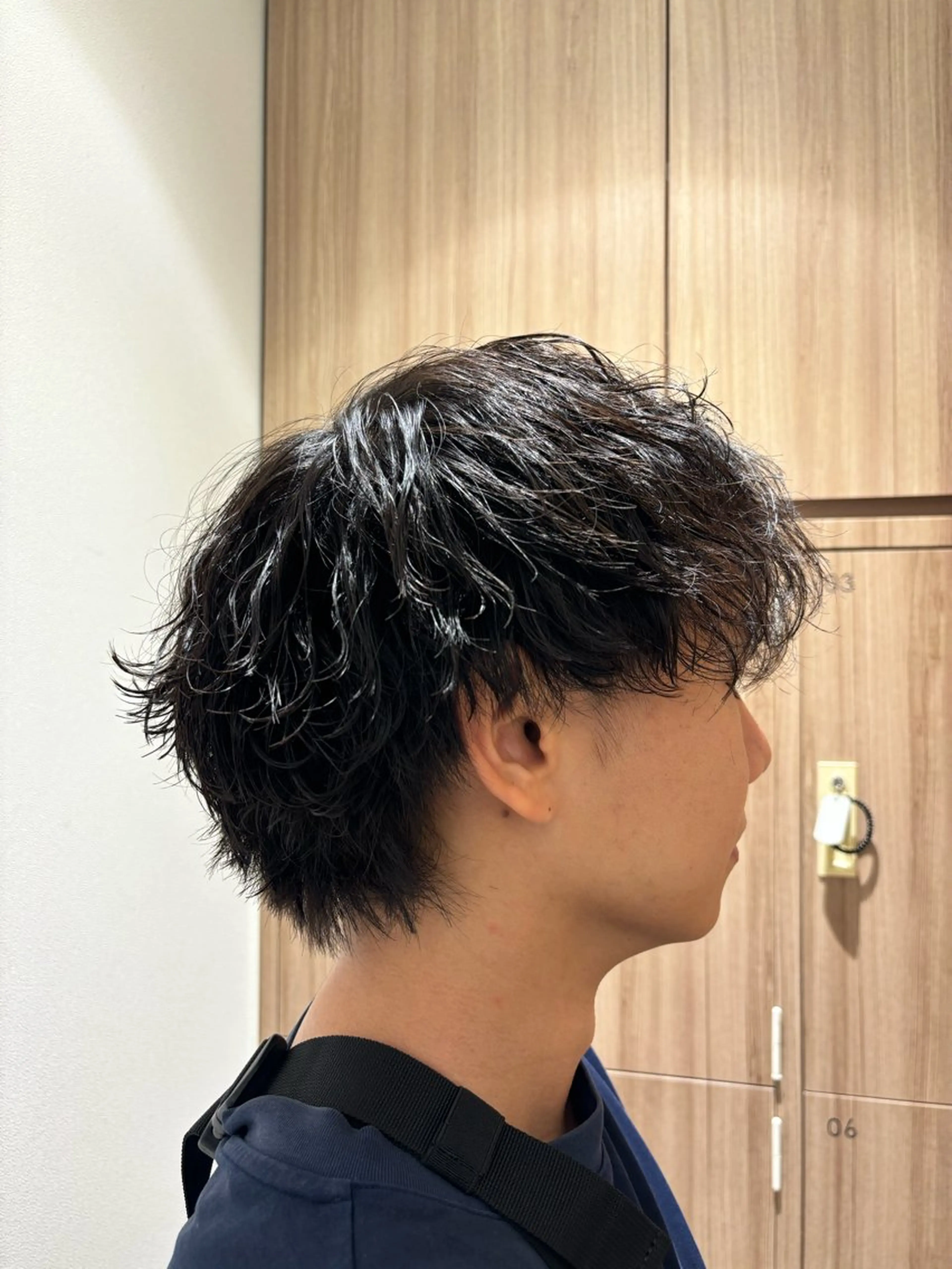 メンズ メンズパーマ 波巻きパーマ レイヤー/パーマ/ 山本 侑平のヘアスタイル