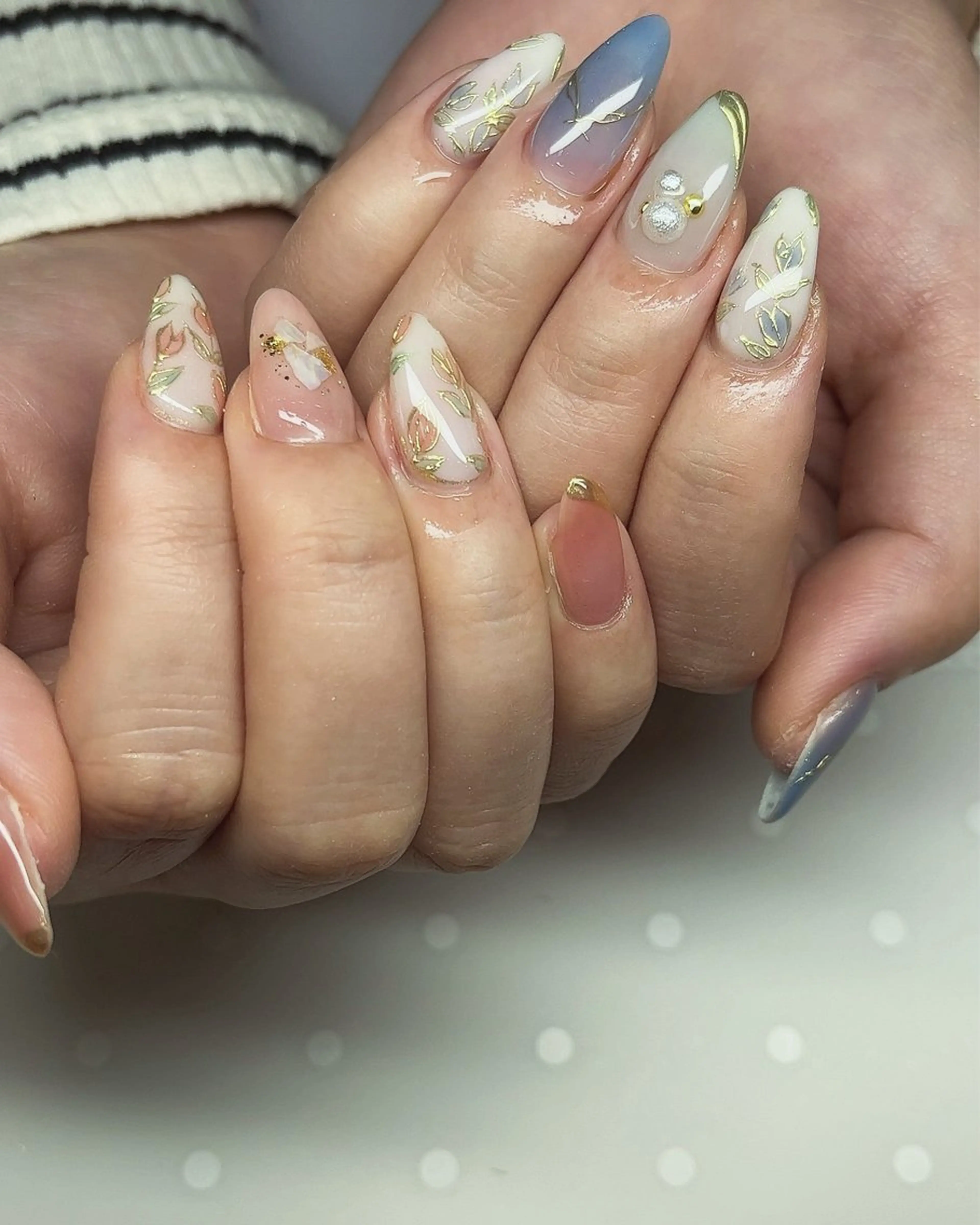 ネイル アートネイル 持ち込み my nail plus野江内代のネイルデザイン