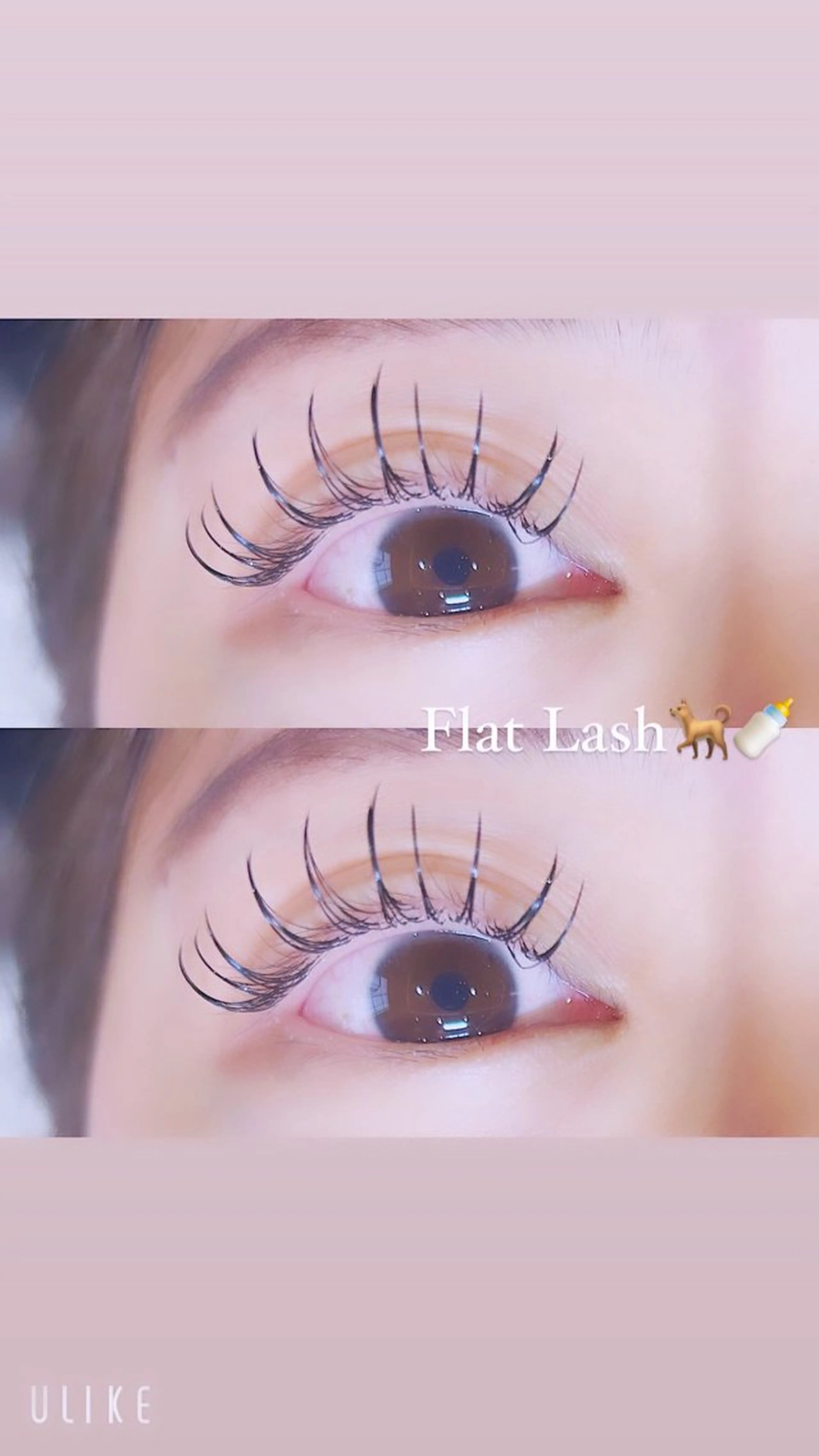 マツエク・マツパ Dカール フラットラッシュ 🎀misaki 🎀のマツエク・マツパデザイン