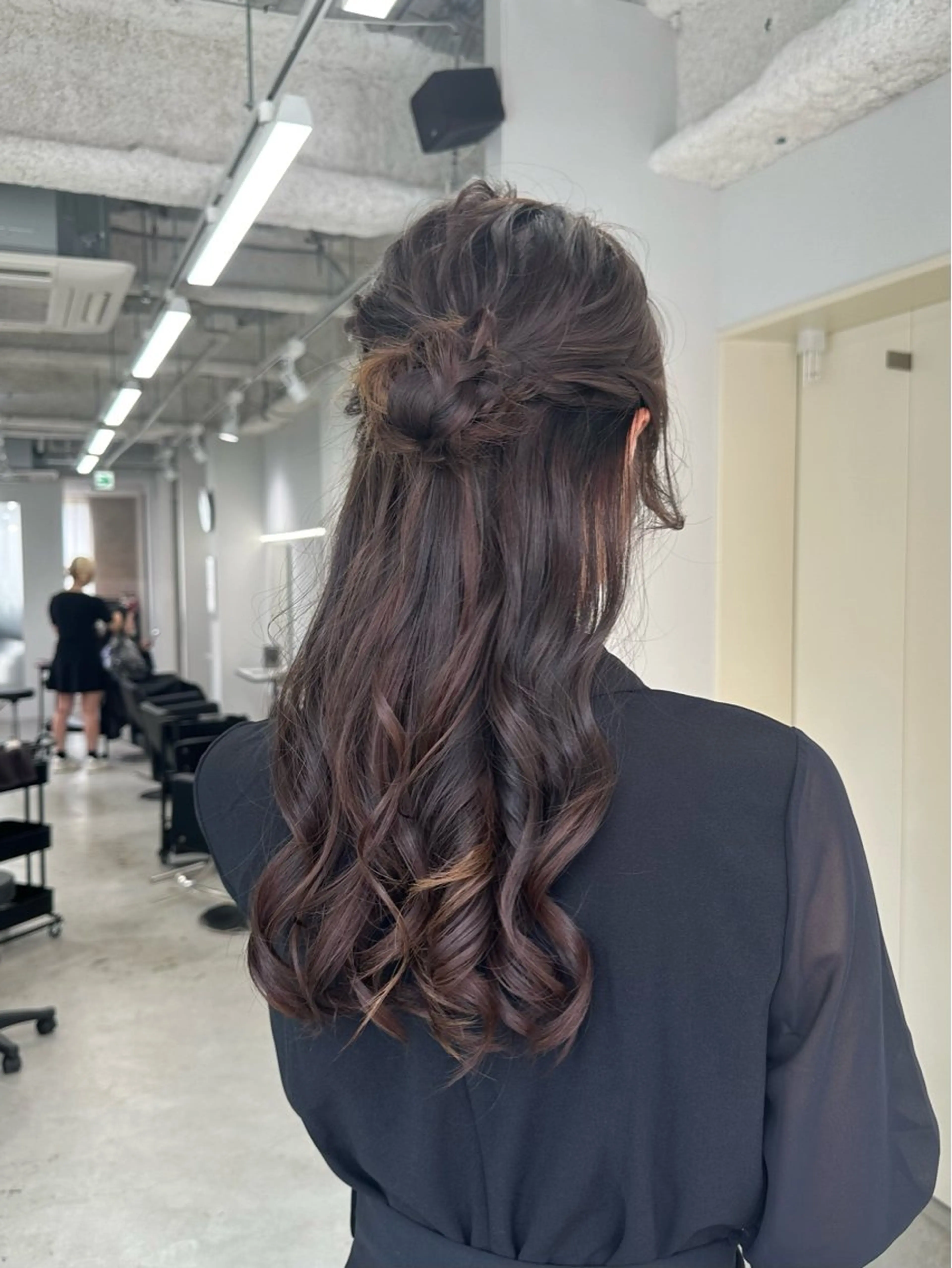 ヘアアレンジ ヘアセット🎀透明感 カラーHiROEのヘアスタイル
