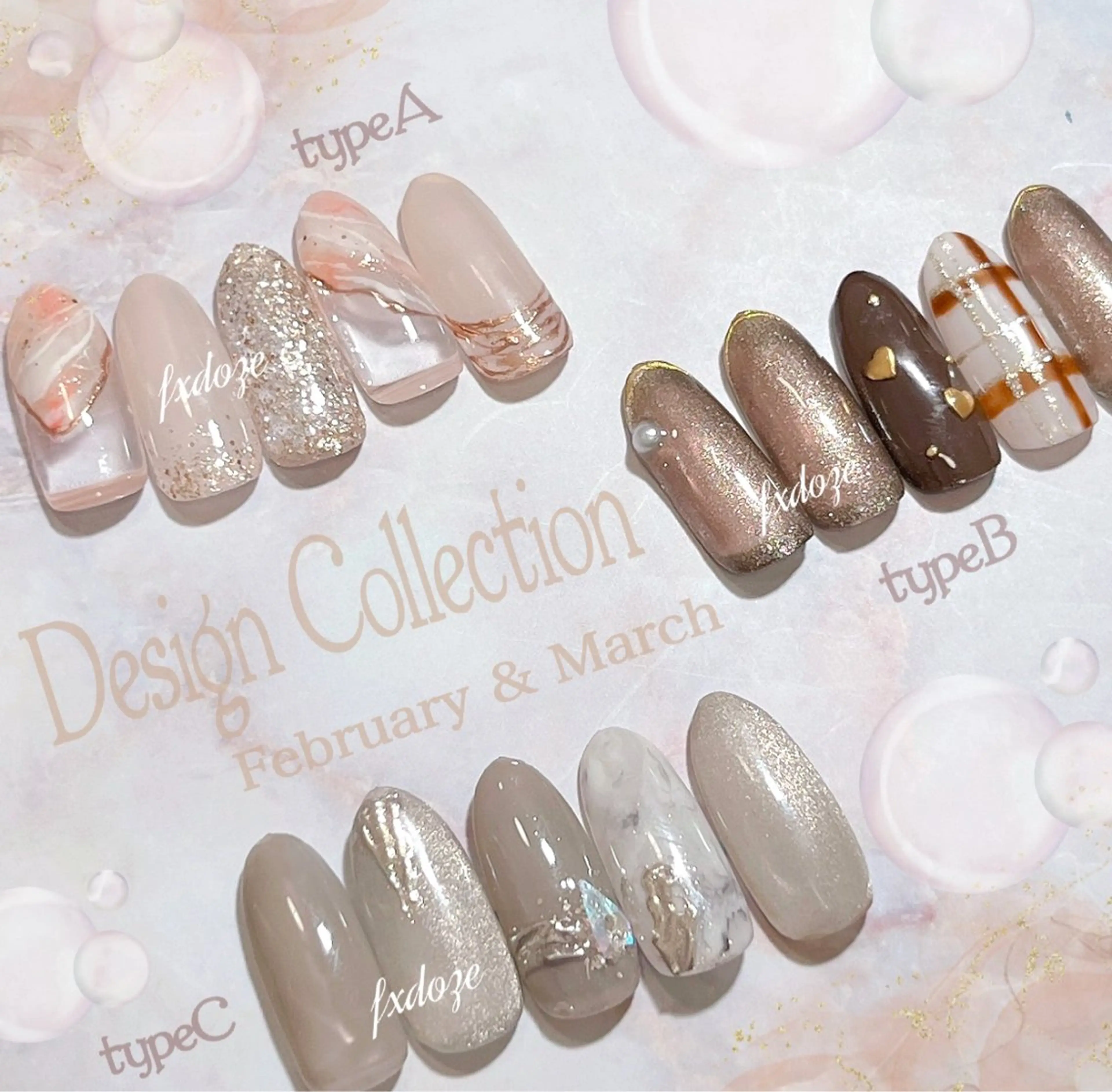 ネイル Fxdoze〜エフバイドゥーゼ所属・fxdoze Manakaのネイルデザイン