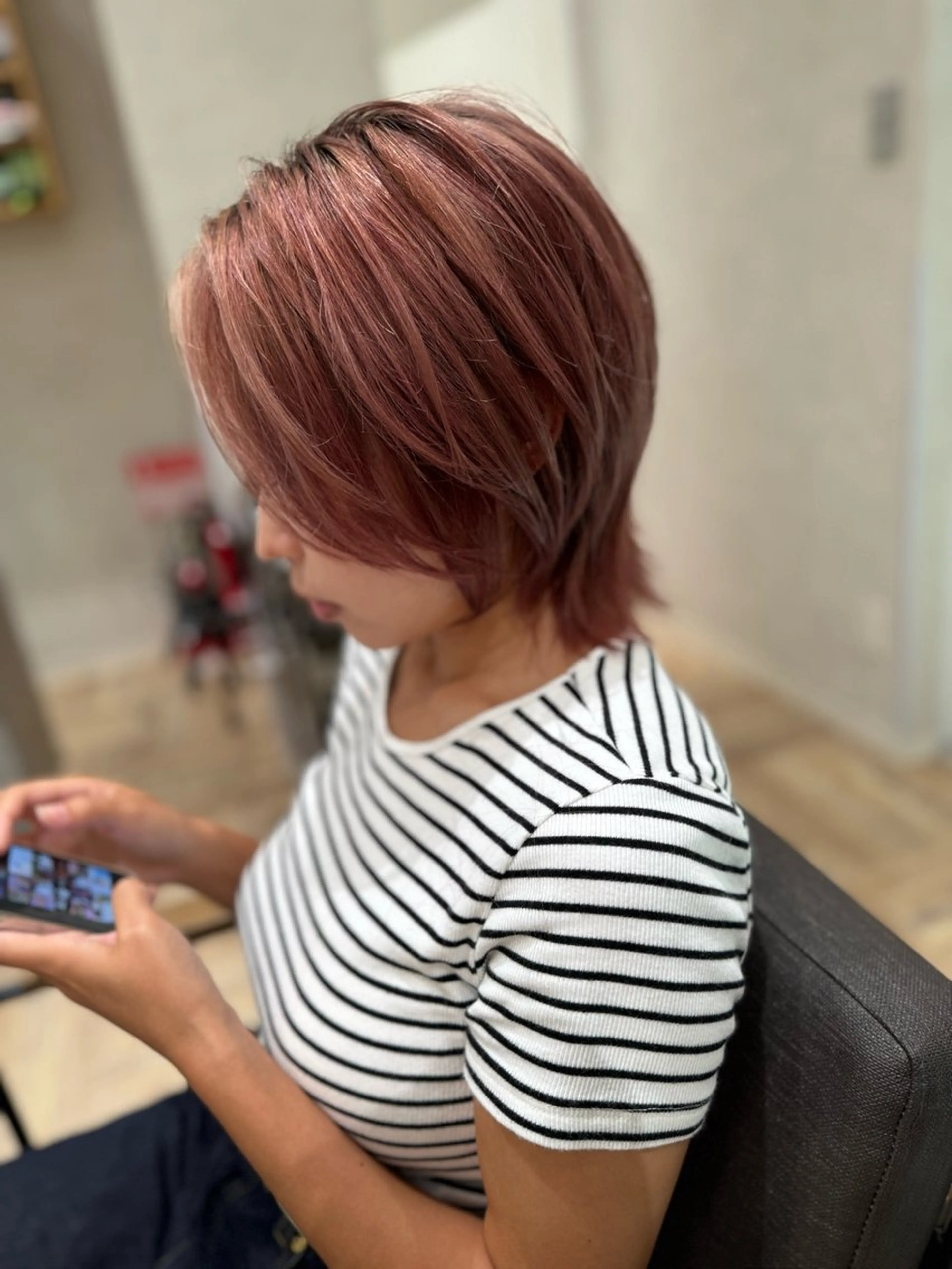 ショート カラー 田中 洸樹のヘアスタイル