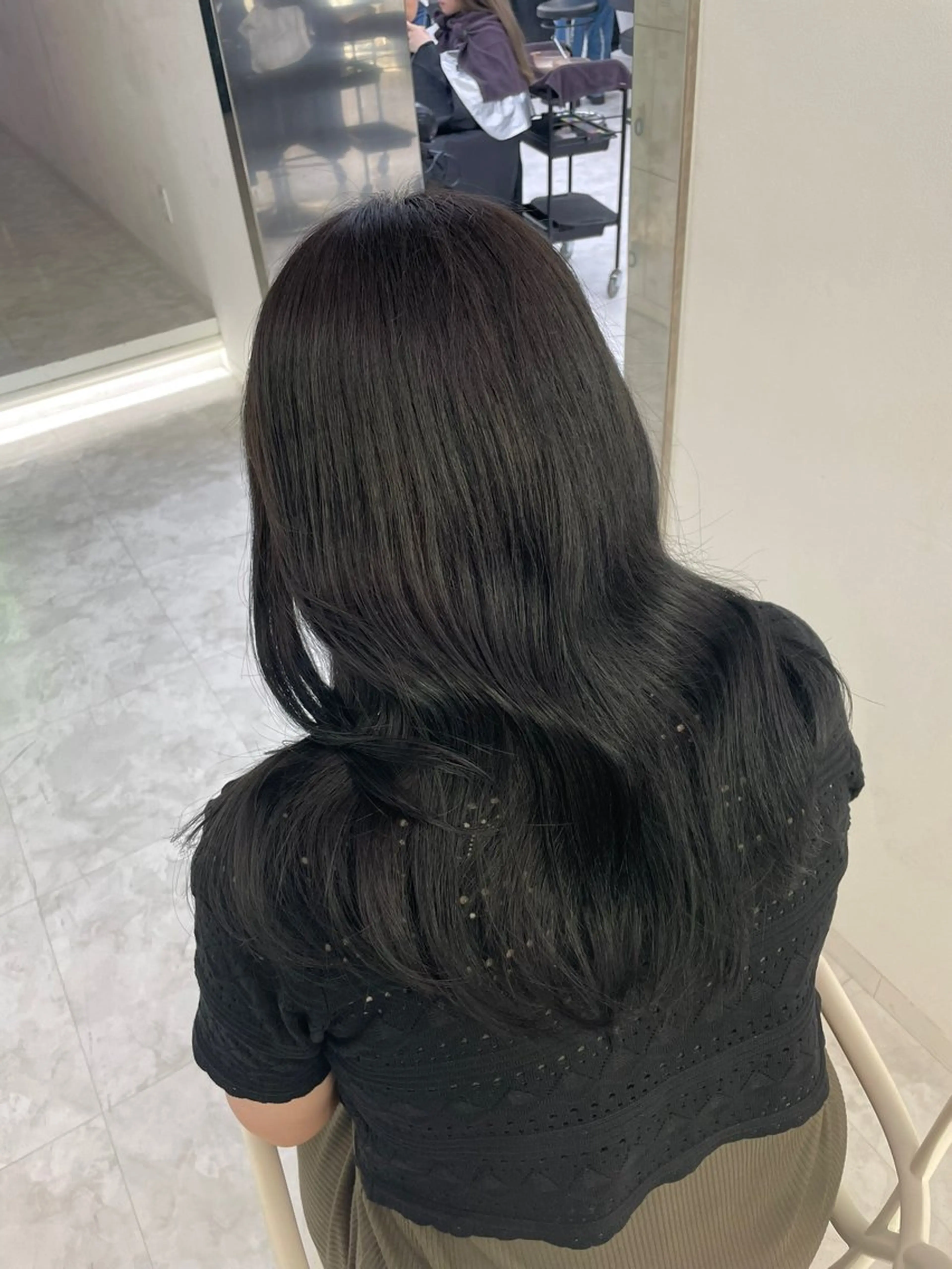 ロング カラー カット ヘアカラー トリートメント ヘアセット 中韓レイヤー/ ブラウン🤎はやとのヘアスタイル