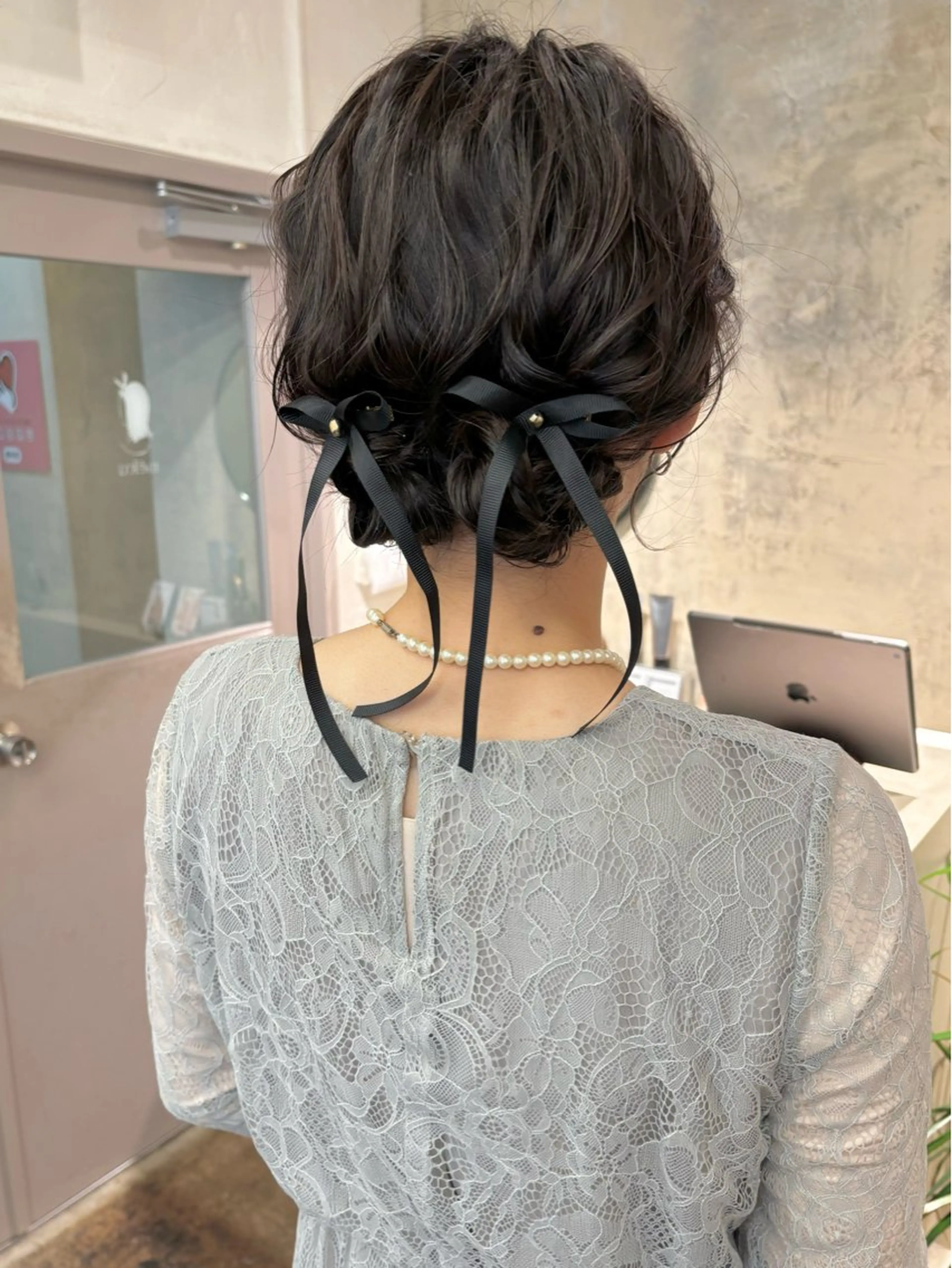 ミディアム ヘアアレンジ ヘアセット 美空🐇 レイヤー / 透明感カラー🩰のヘアスタイル