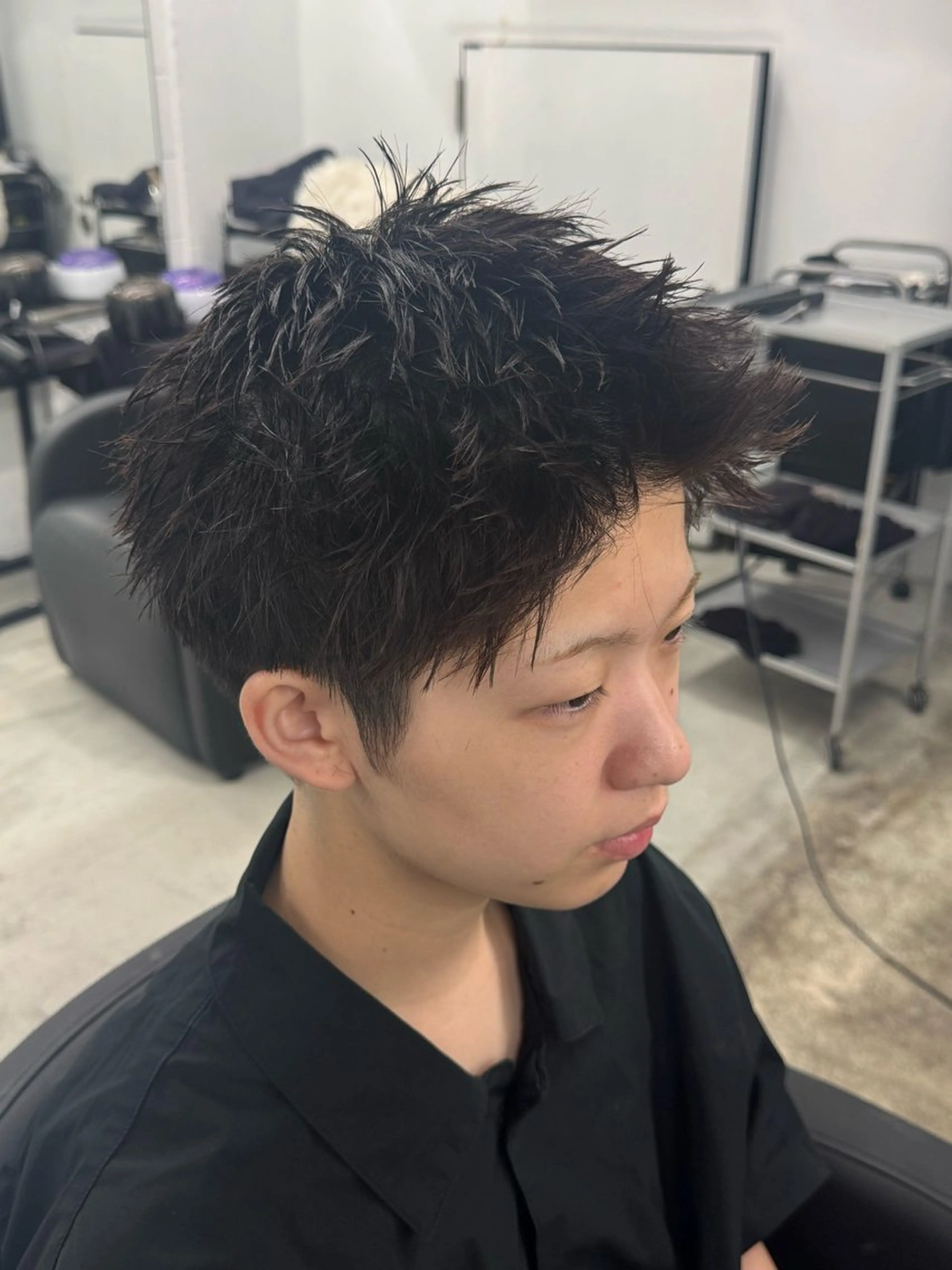 メンズ 岩佐 柚太のヘアスタイル