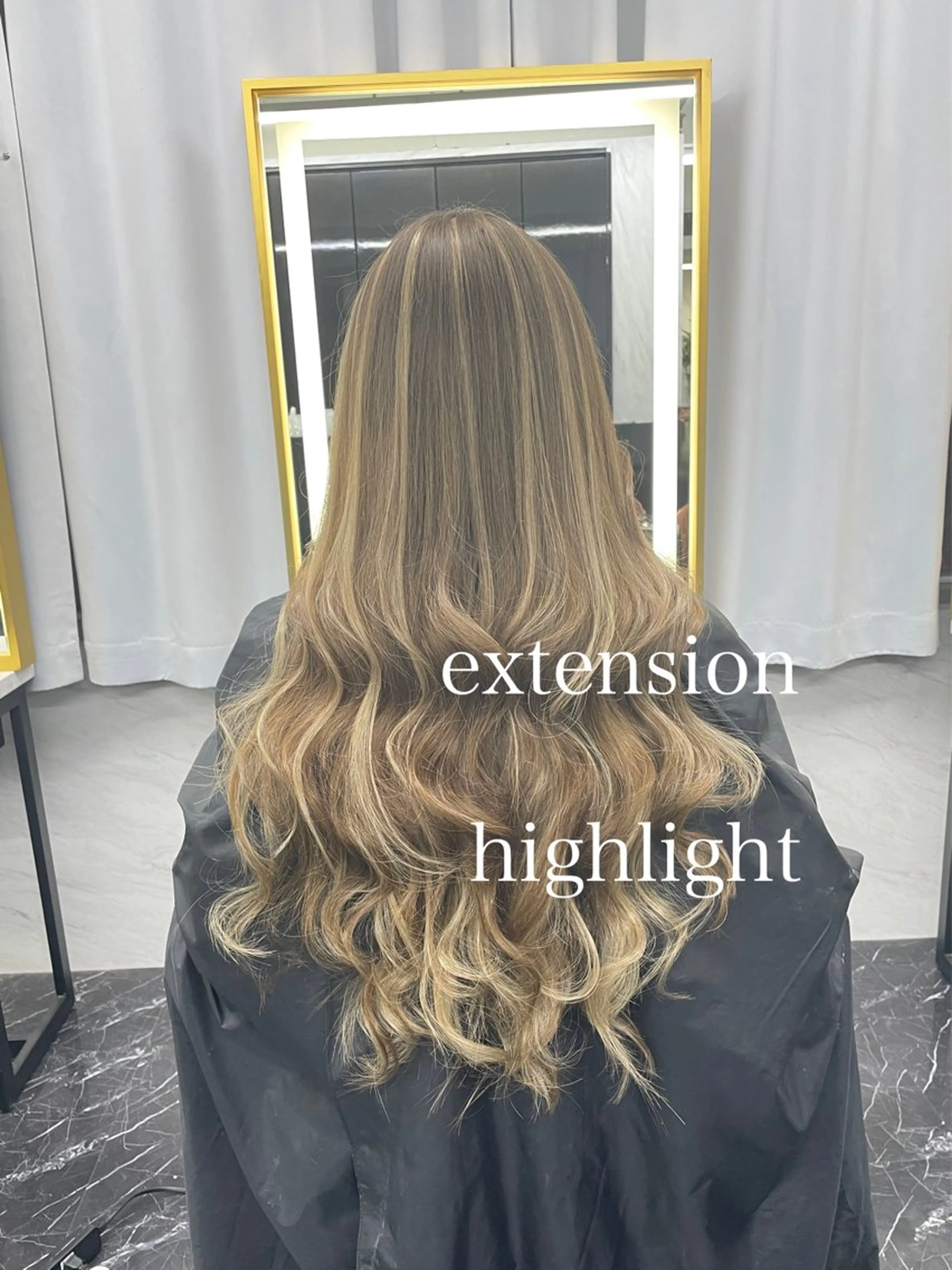 ロング カラー ヘアカラー エクステ エクステ🩵ブリーチ 韓国ヘア🩵KAEのヘアスタイル