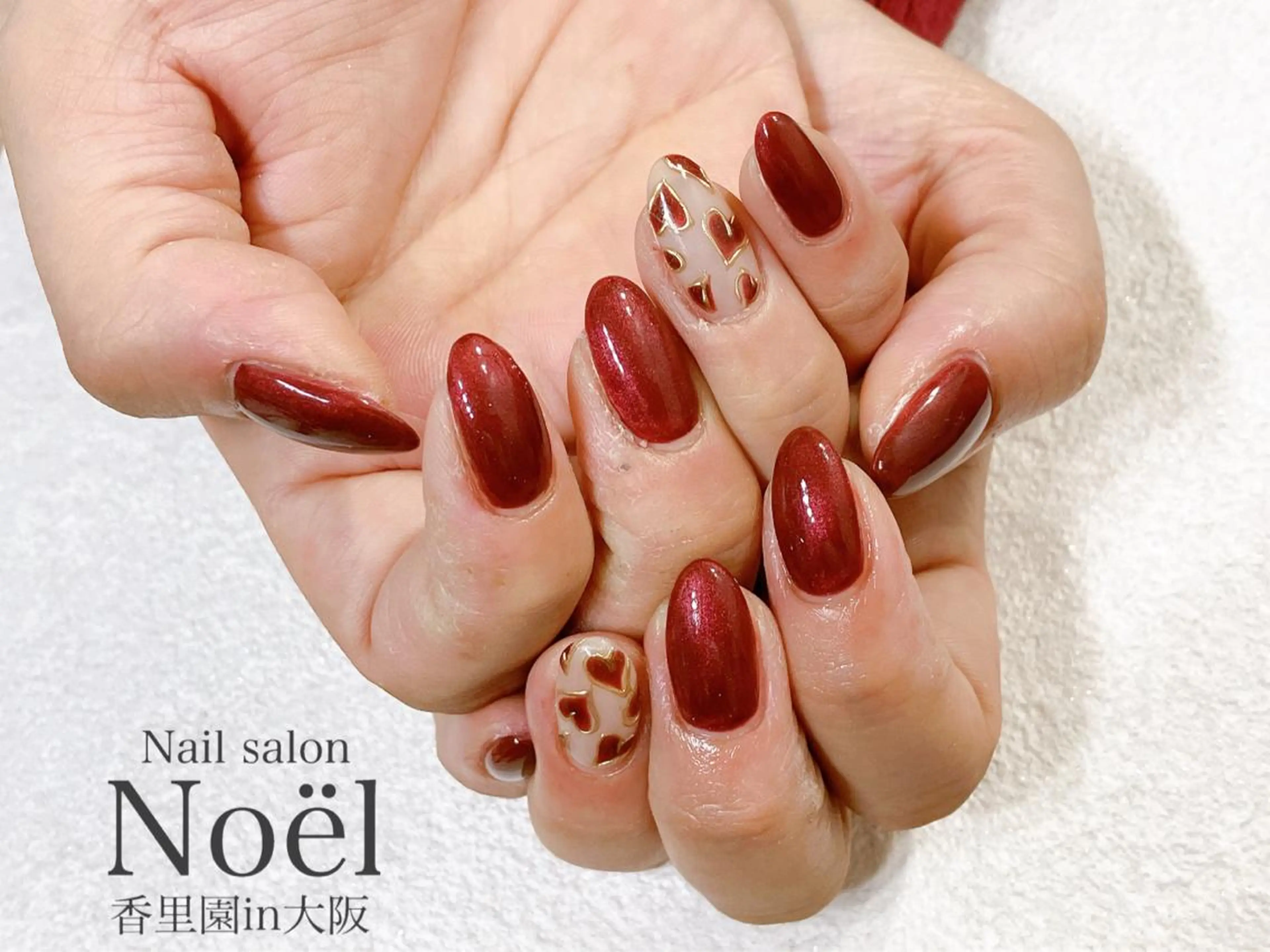 セミロング ネイル ハンドネイル Nailsalon Noël所属・Nailsalon ＆Noelのネイルデザイン