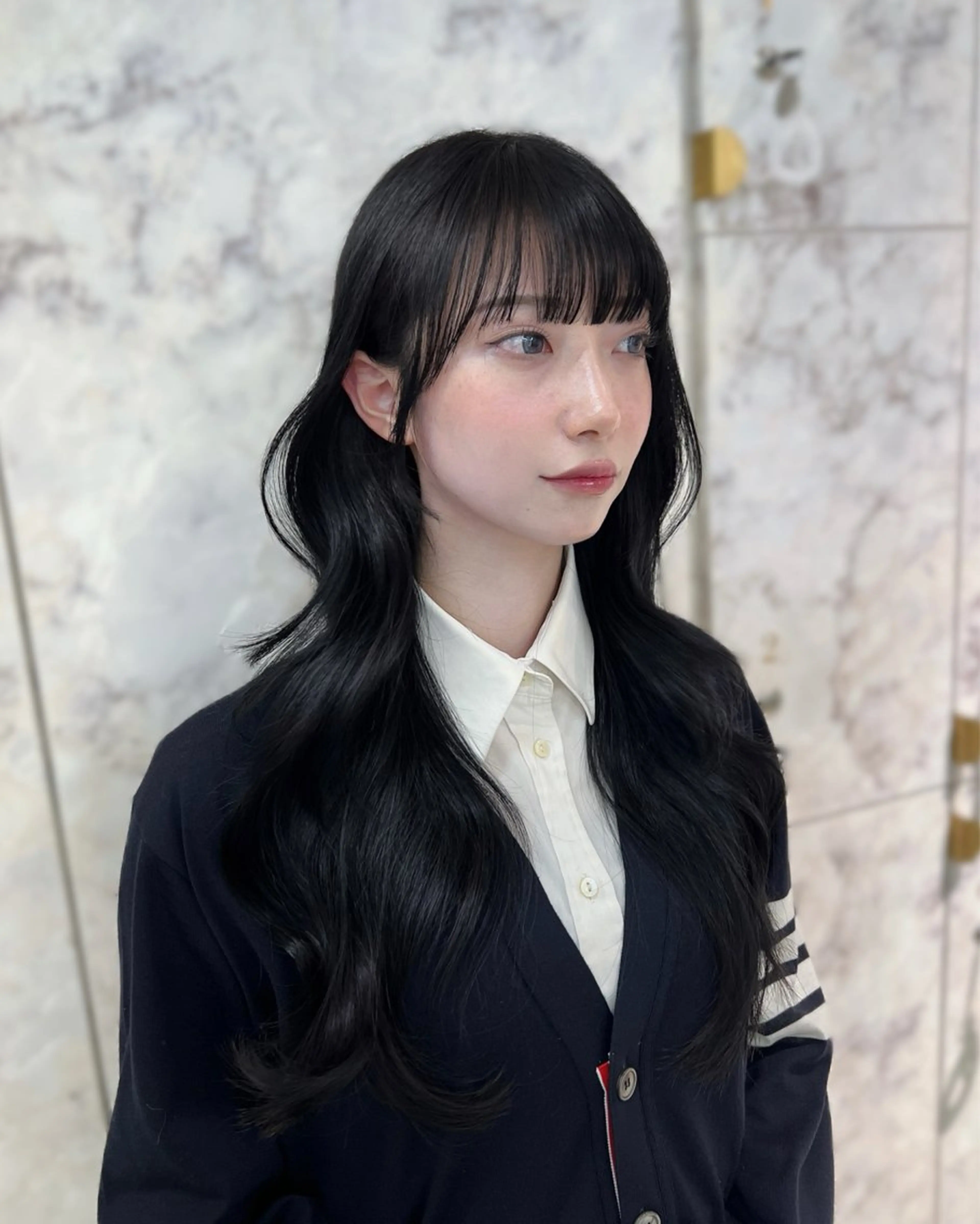 ロング カラー 韓国風ヘア トリートメント カット ヘアカラー トリートメント 🏅韓国ヘア/新宿/ レイヤー/KSukeのヘアスタイル