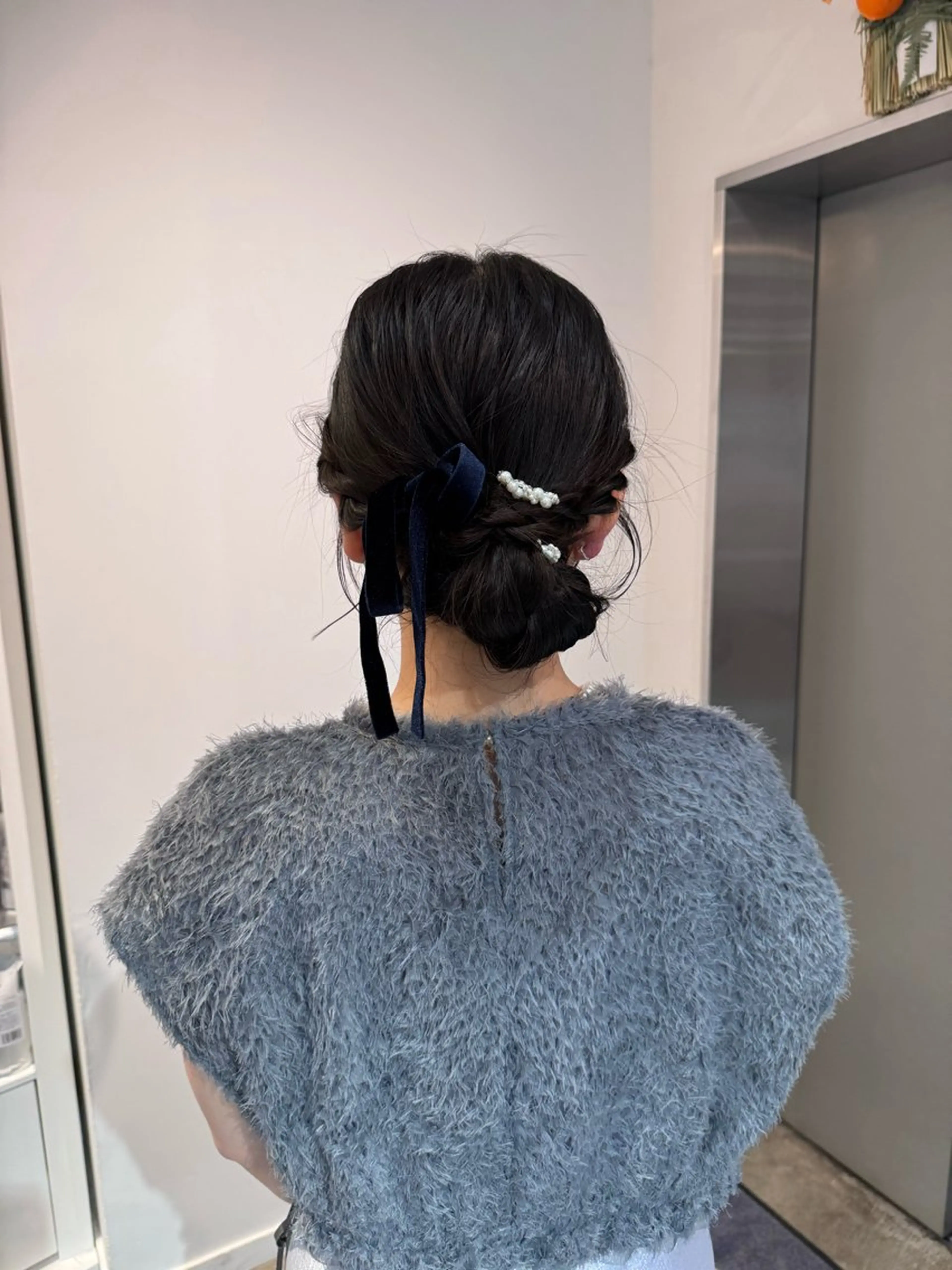 セミロング ヘアアレンジ 成人式 ヘアセット AVANCE.ens 広島袋町店ayuのヘアスタイル