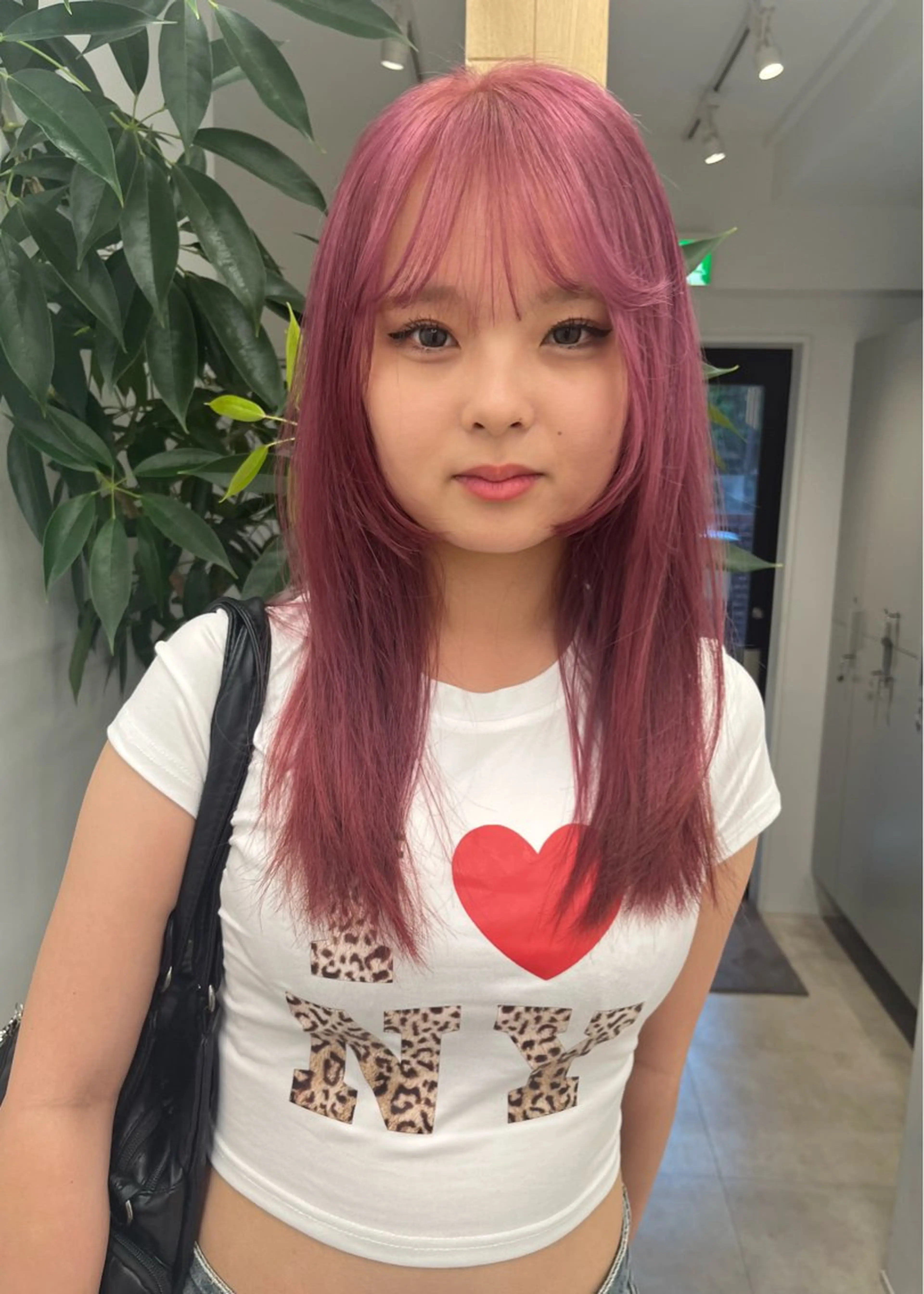 セミロング カラー 赤み消しカラー/ オリーブ/トモキのヘアスタイル